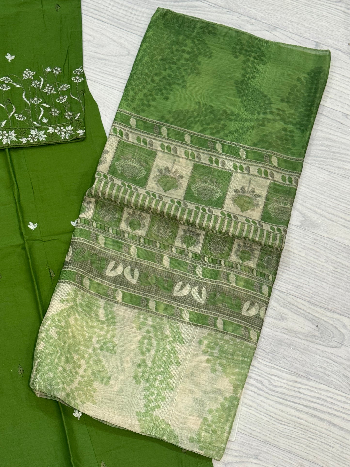Khuda Baksh Green Suit