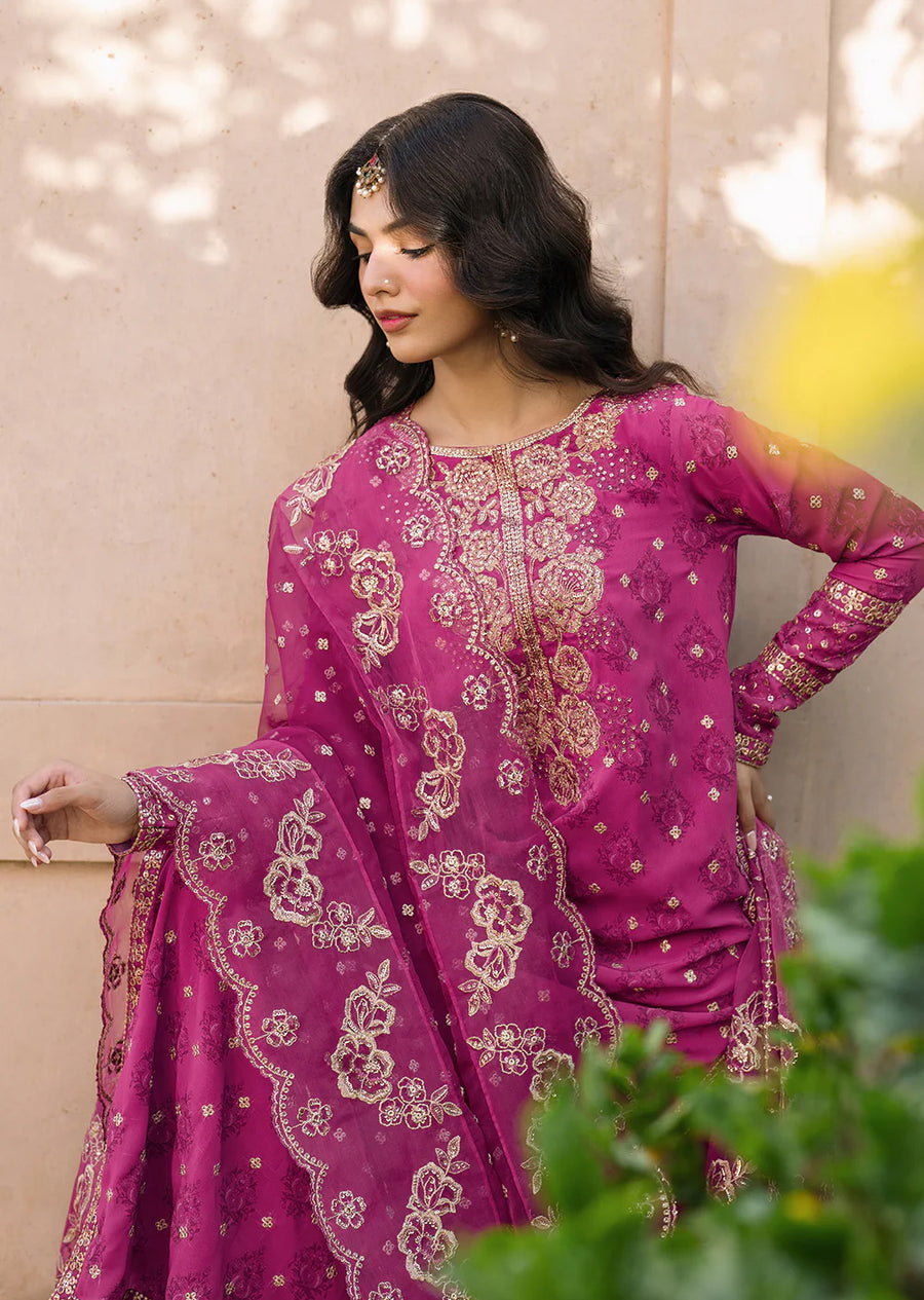 Pink Bandhani Chiffon Collection by Iznik