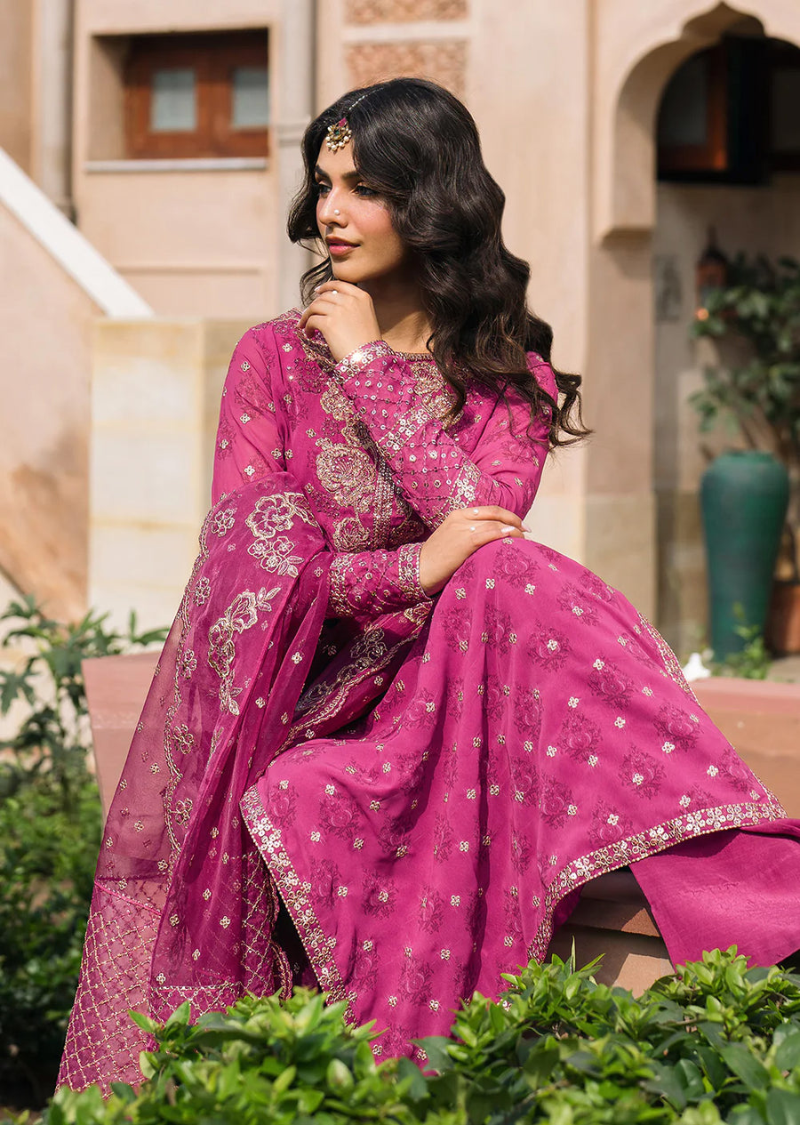 Pink Bandhani Chiffon Collection by Iznik