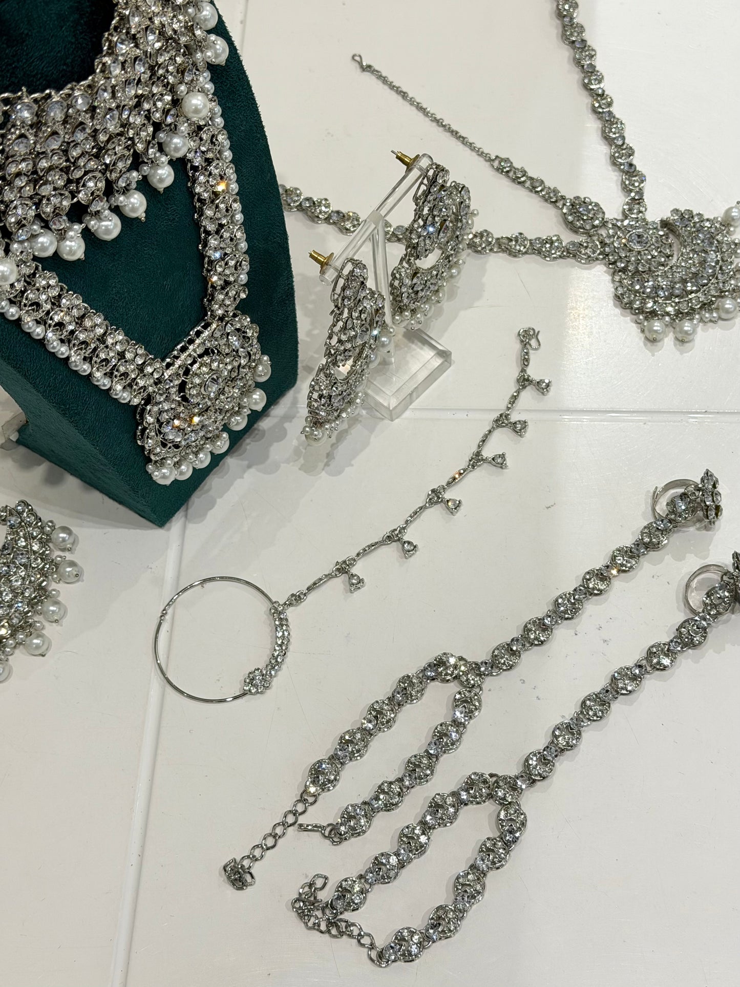 Silver Bridal Jewellery Set