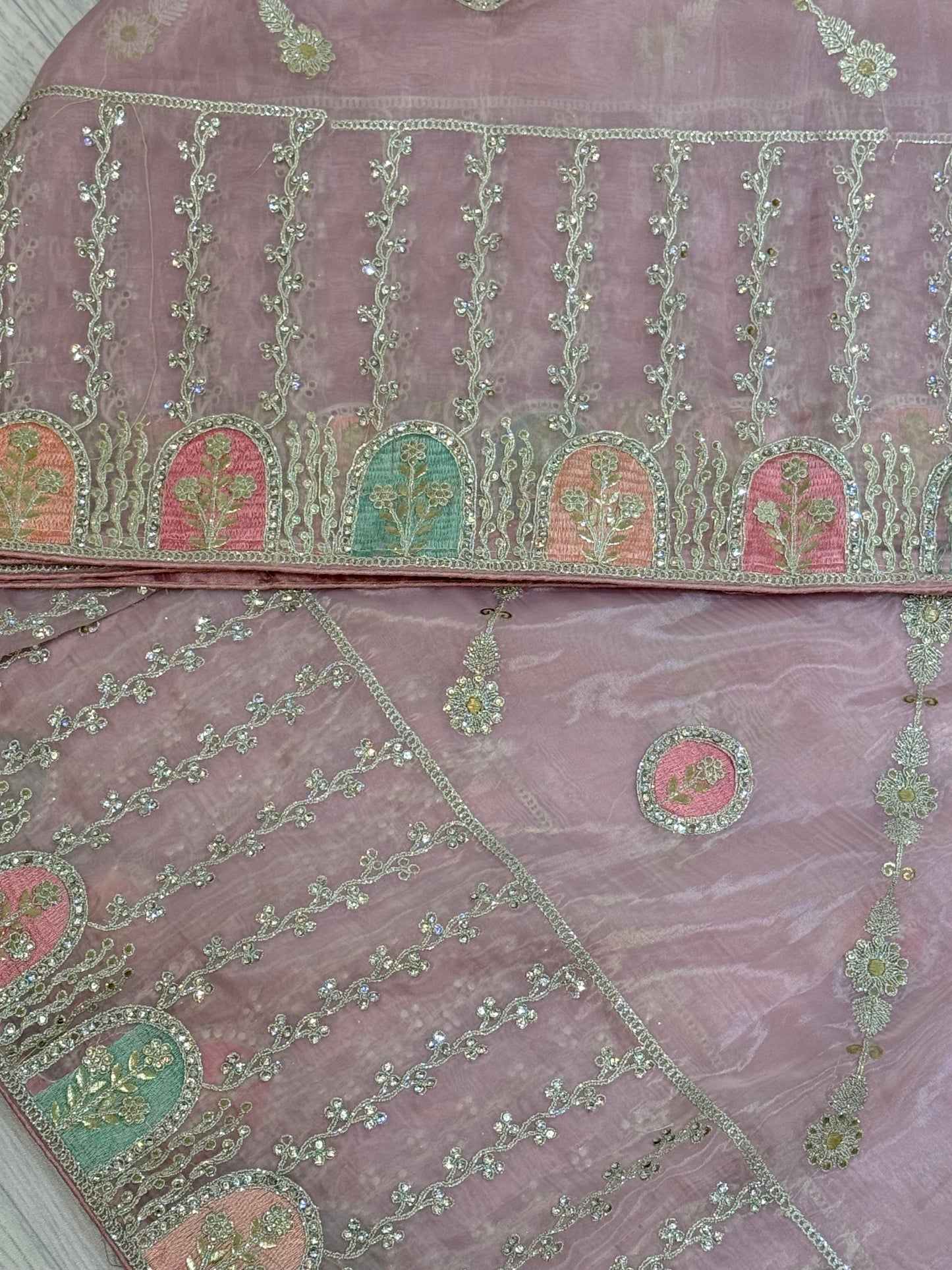 Baby Pink Saree