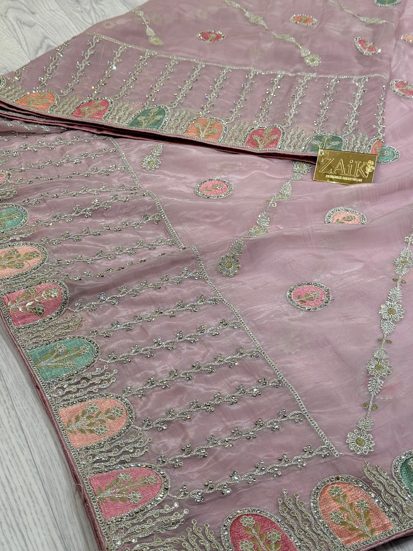 Baby Pink Saree