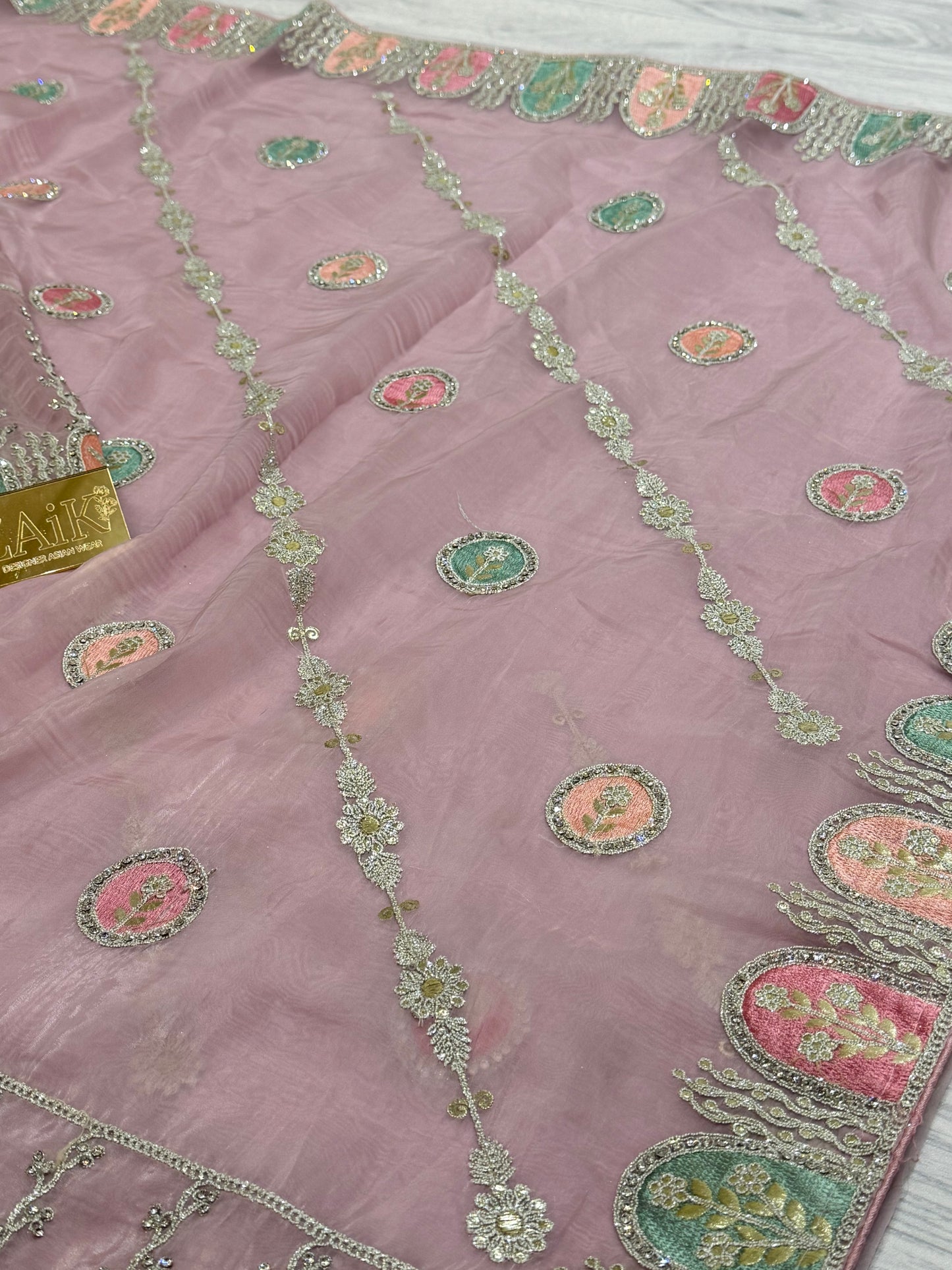 Baby Pink Saree