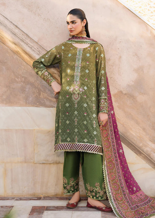 Green Bandhani Chiffon Collection by Iznik - Suit
