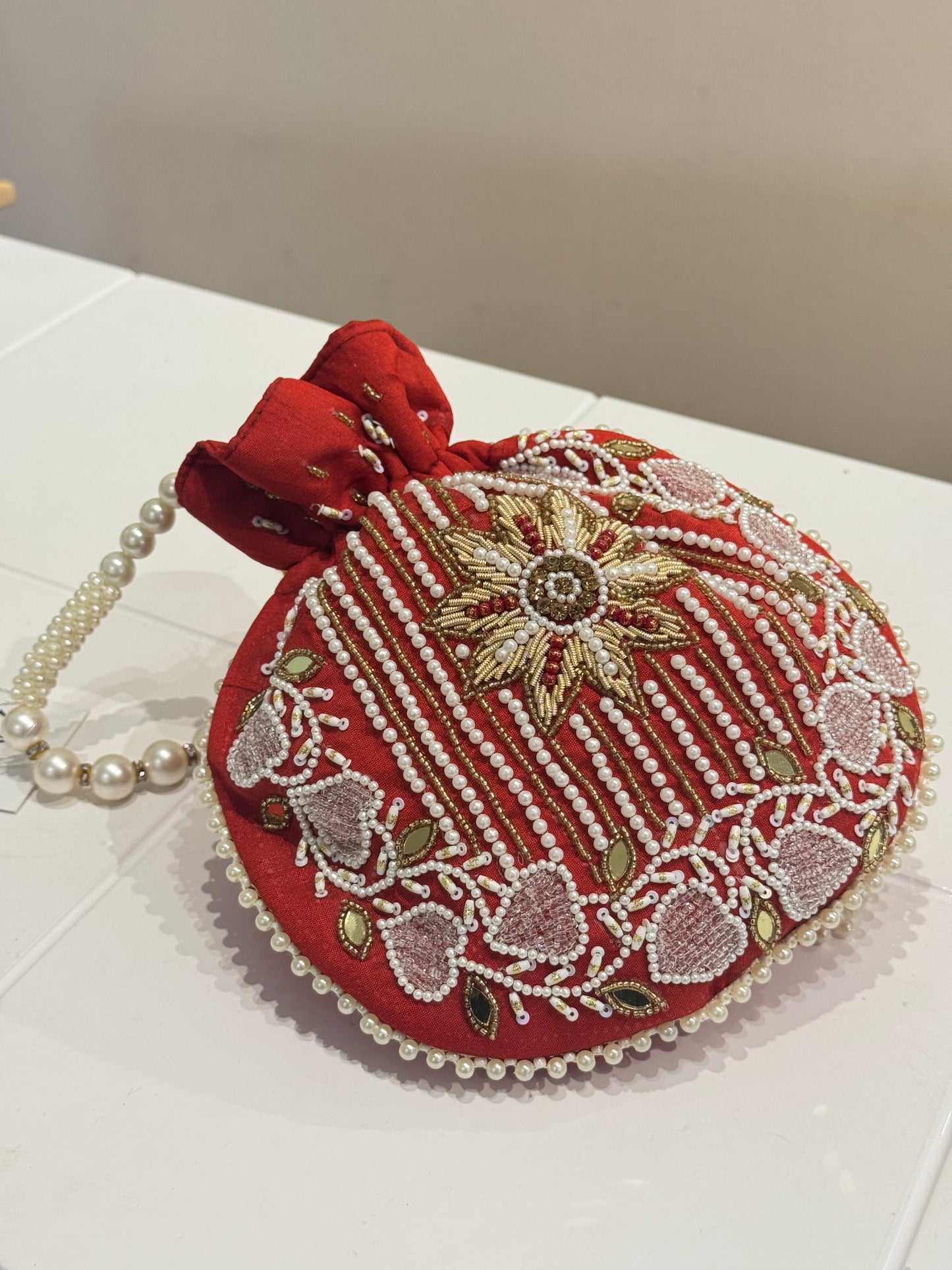 Red Potli Bag