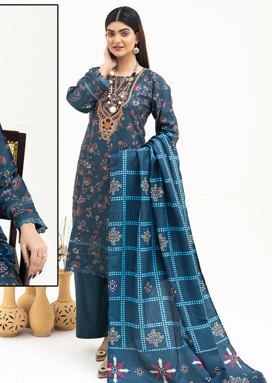 Rangz Dhanak Floral Suit - RTW6