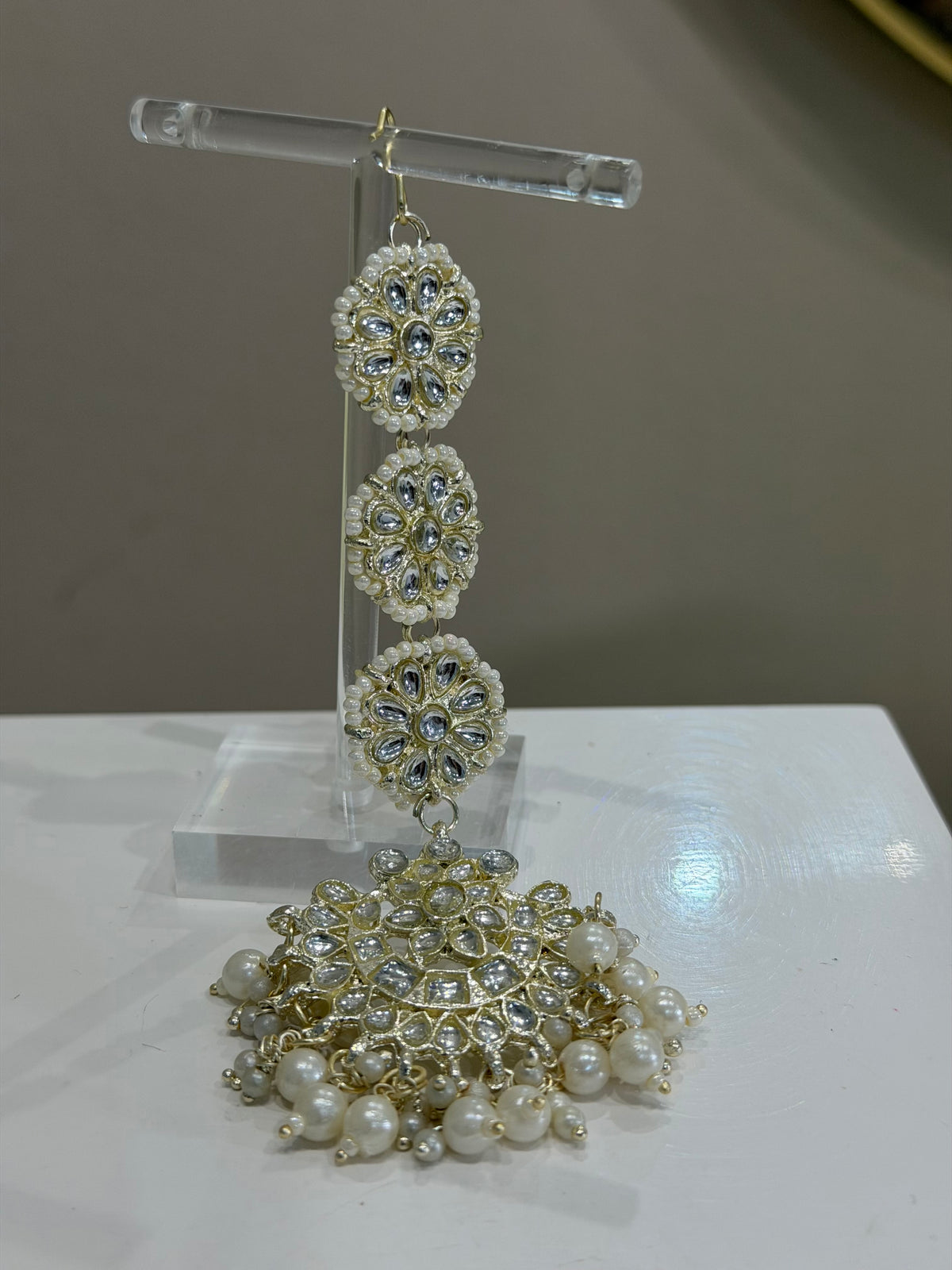 Cream Pearl Jewellery Set B24