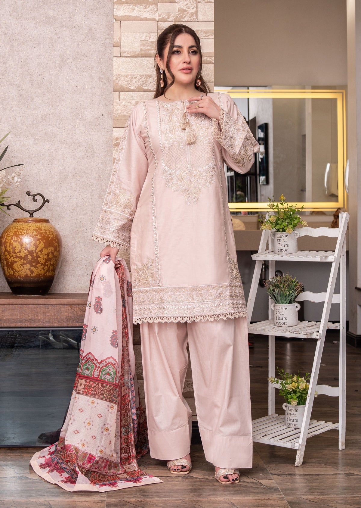 ATR-1149- light peach - Lux Cotton