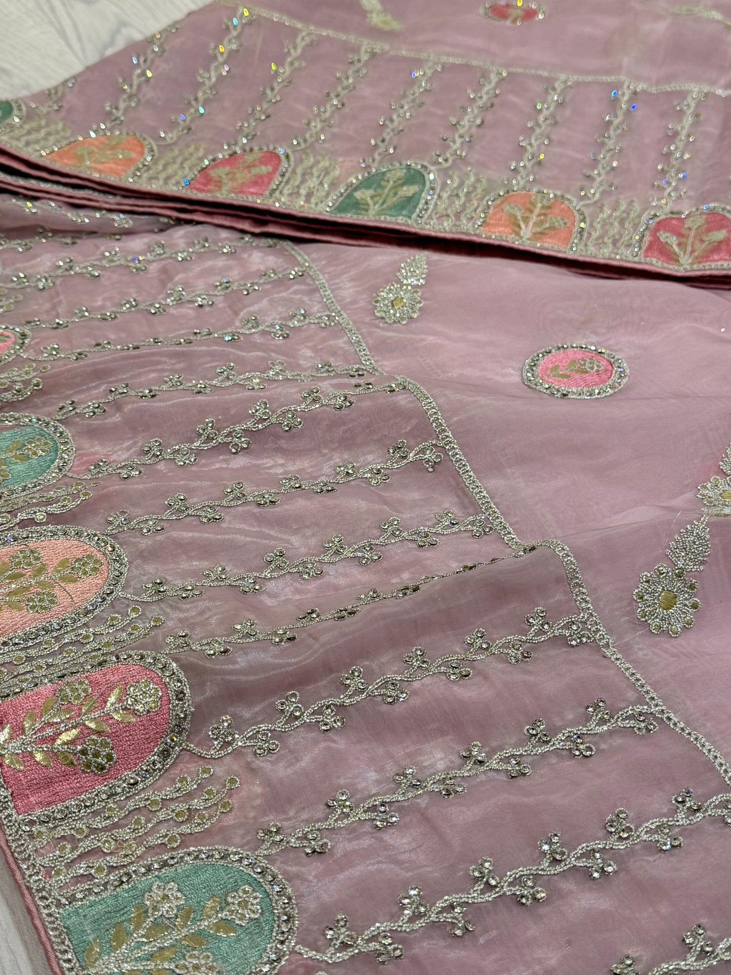 Baby Pink Saree
