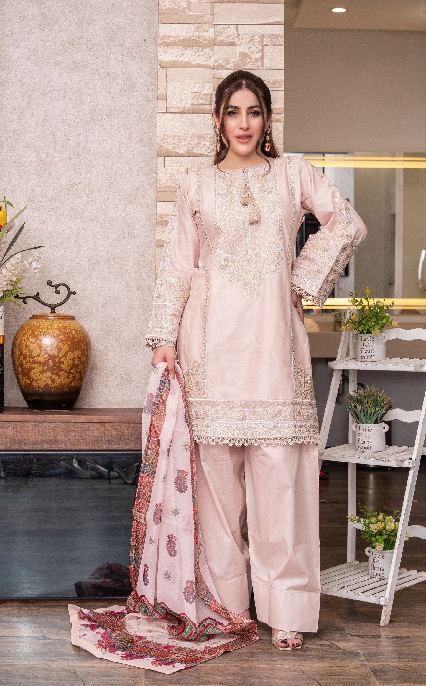 ATR-1149- light peach - Lux Cotton