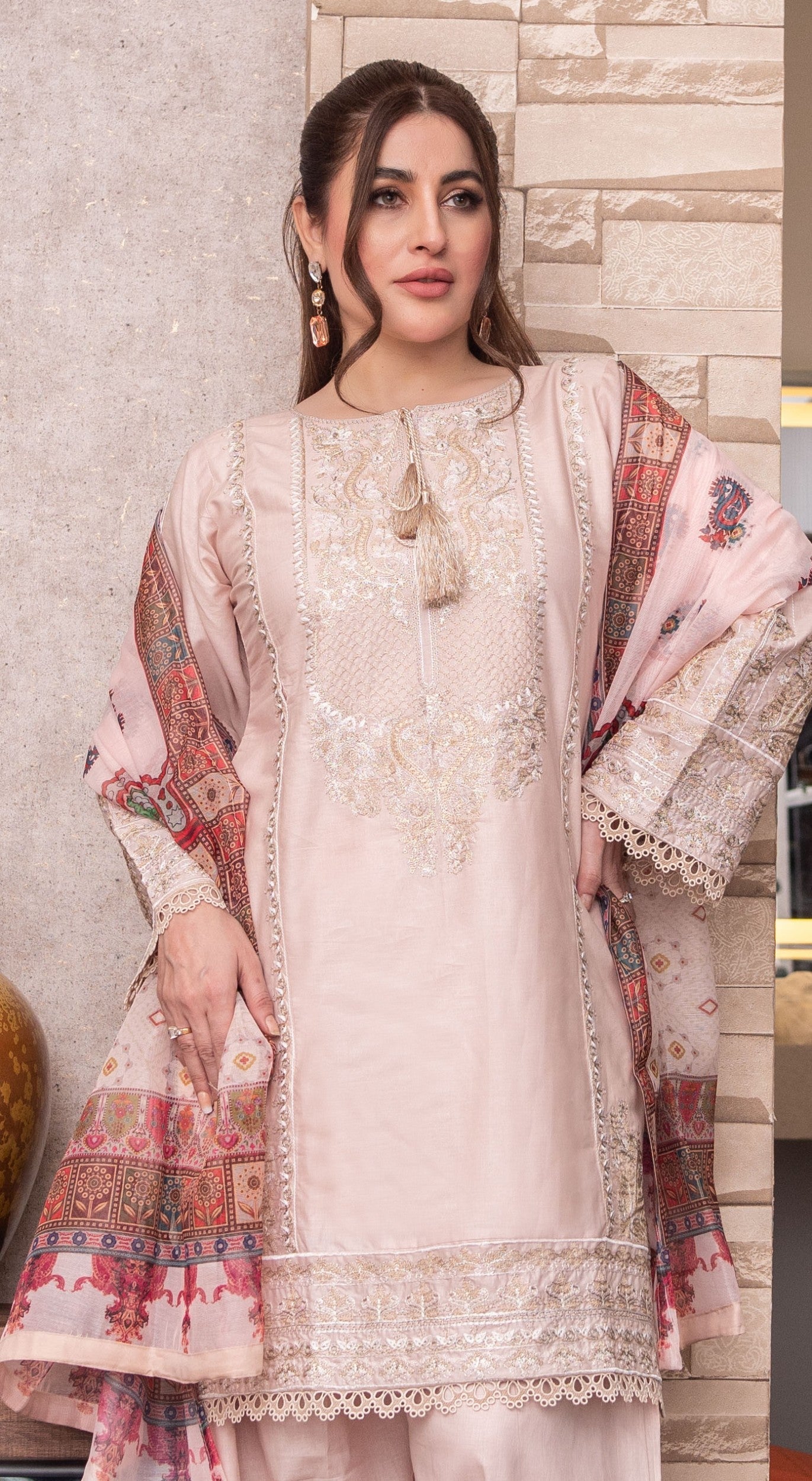ATR-1149- light peach - Lux Cotton