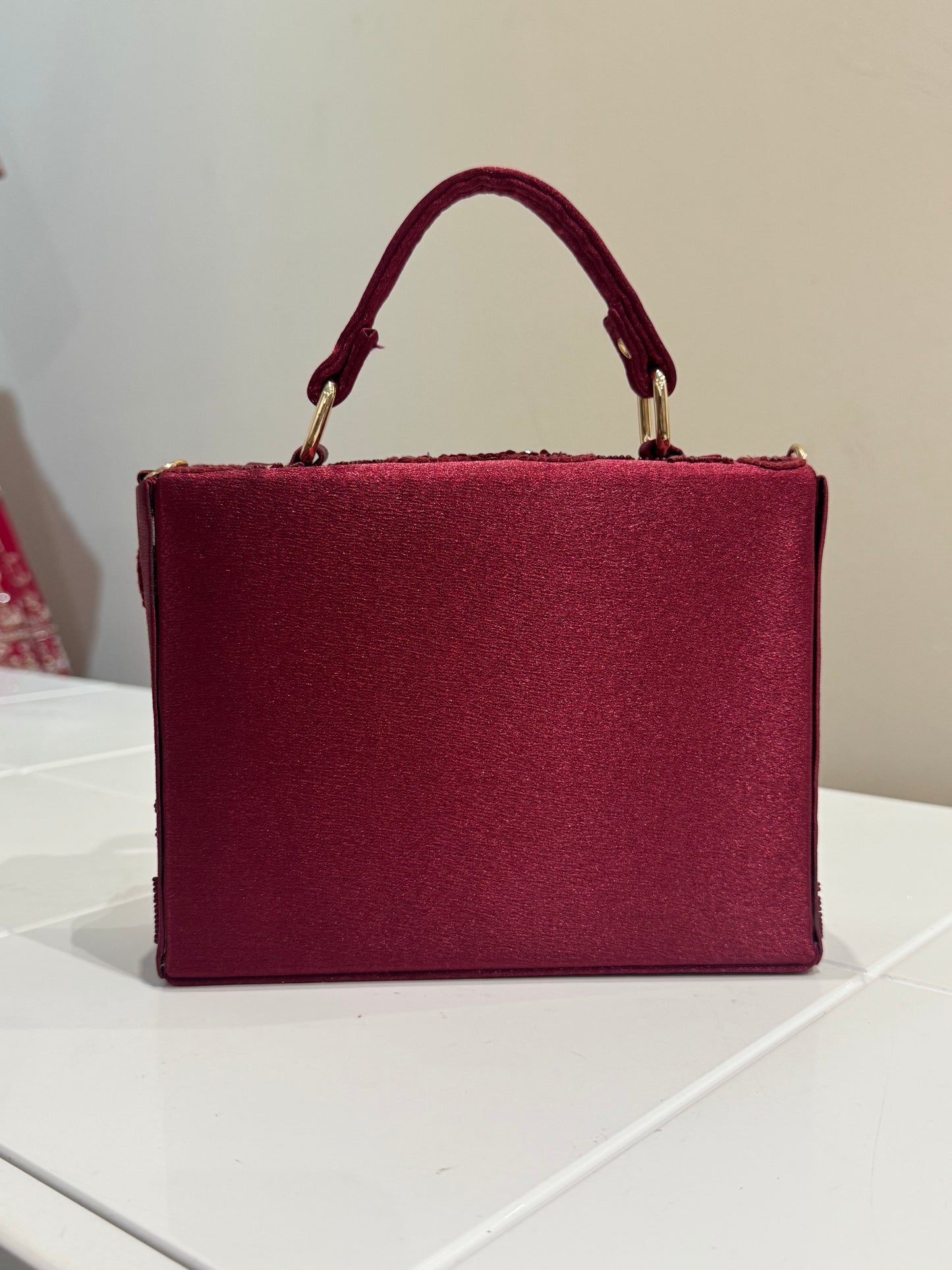 Red Velvet Bag