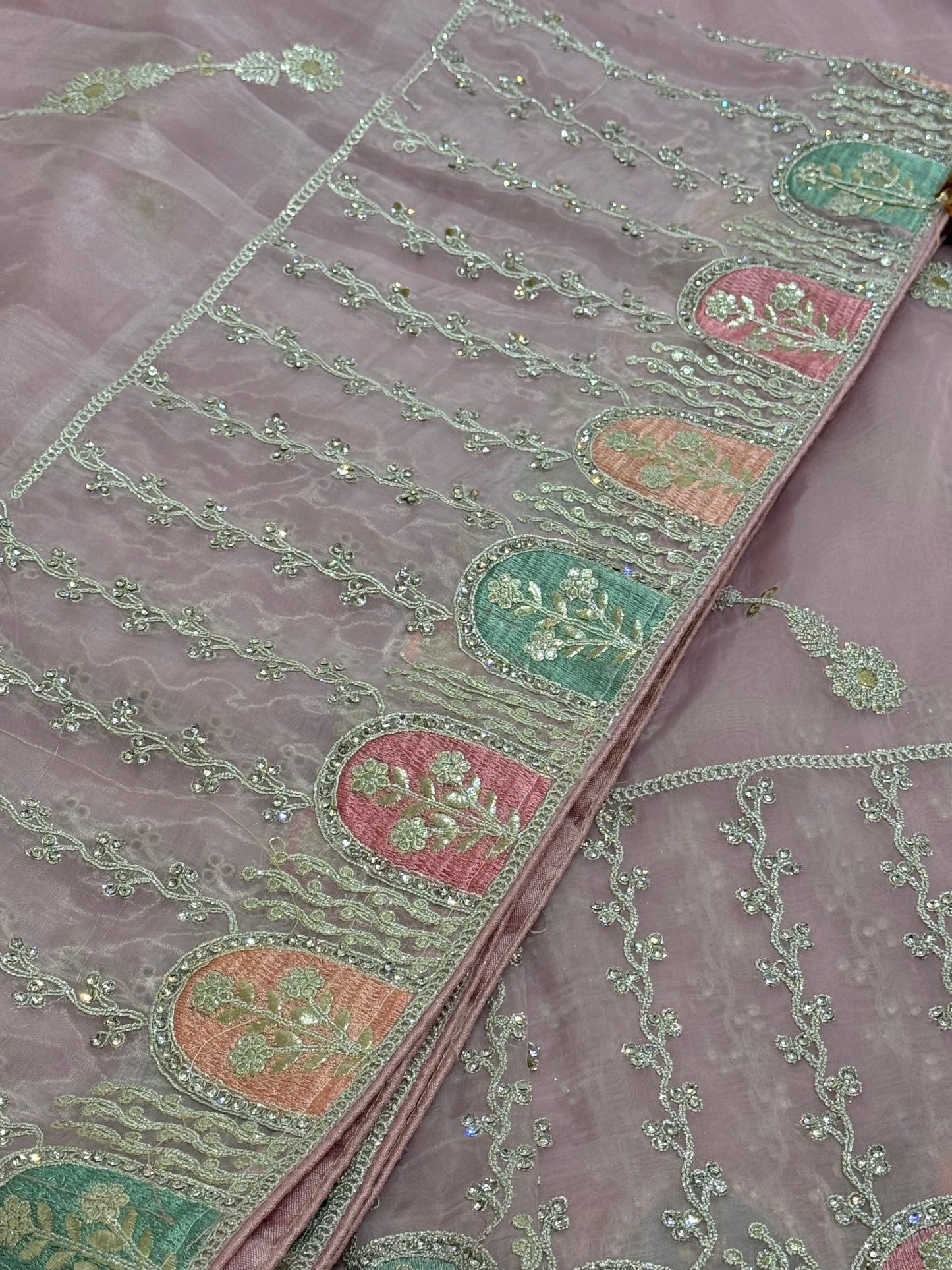 Baby Pink Saree
