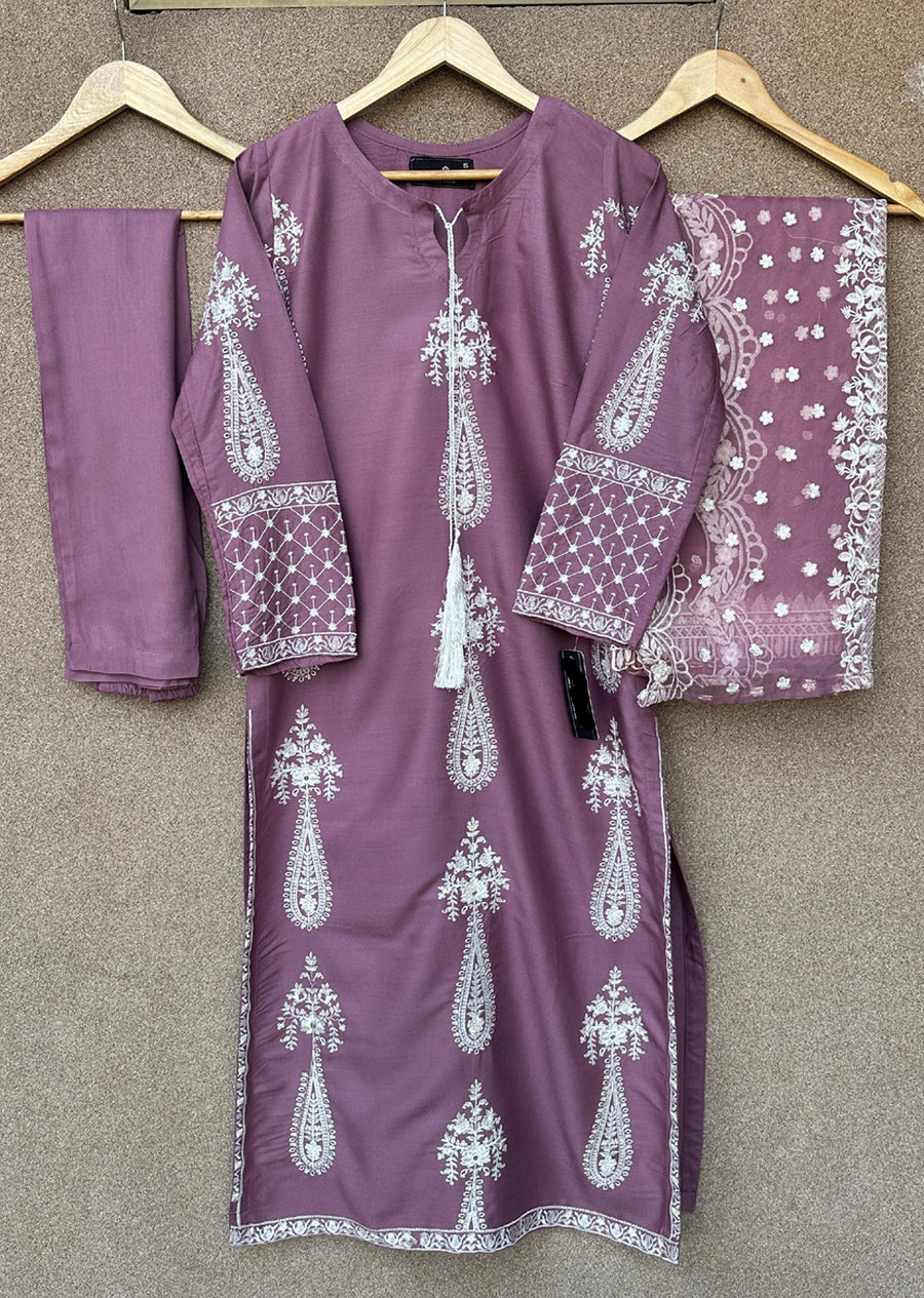 Dusty Pink Linen Suit - 299