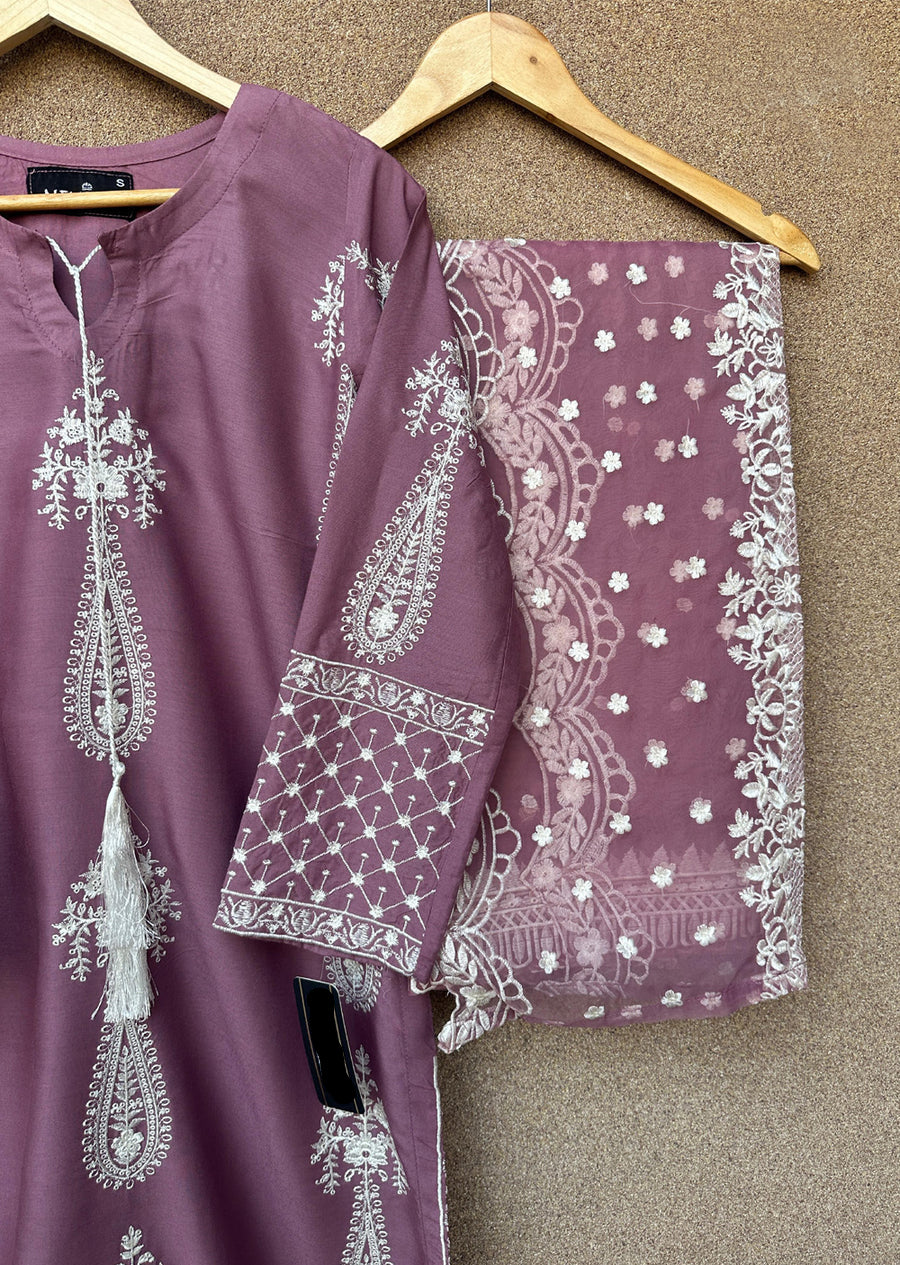 Dusty Pink Linen Suit - 299