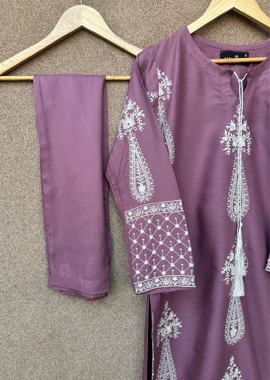 Dusty Pink Linen Suit - 299