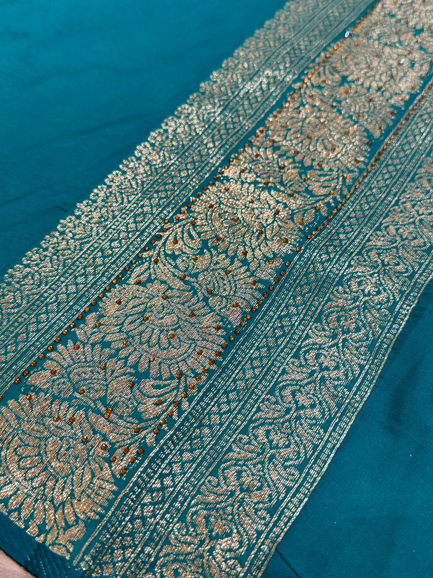 Blue Banarasi Saree