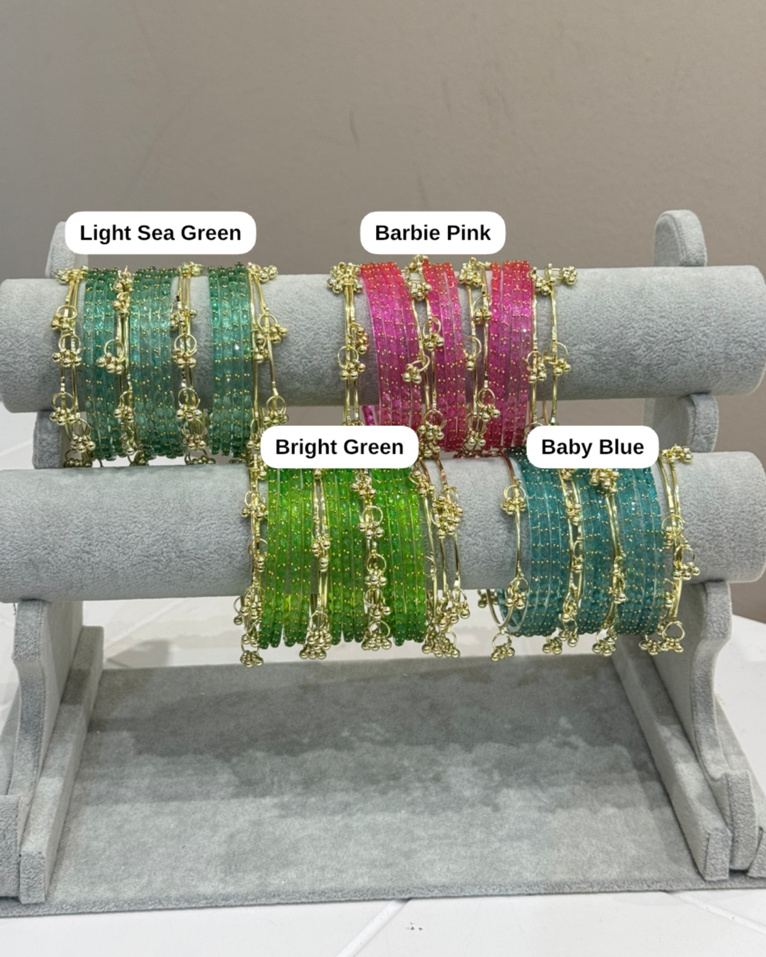 Kashmiri Bangles Set (19-Teilig) Colourful