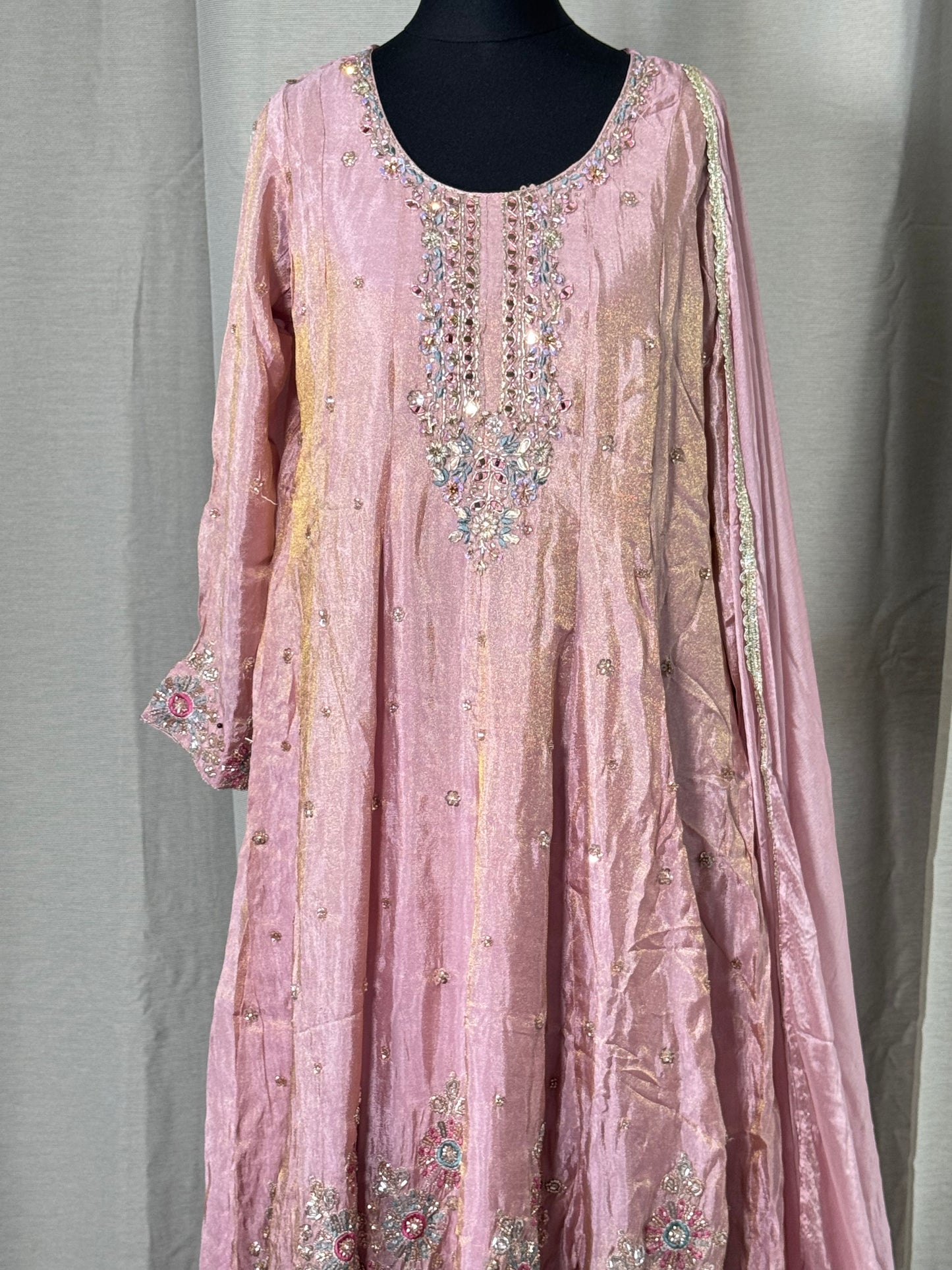 Pink Embellished Dress 1