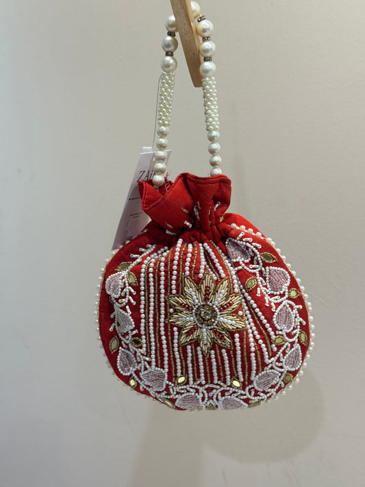 Red Potli Bag