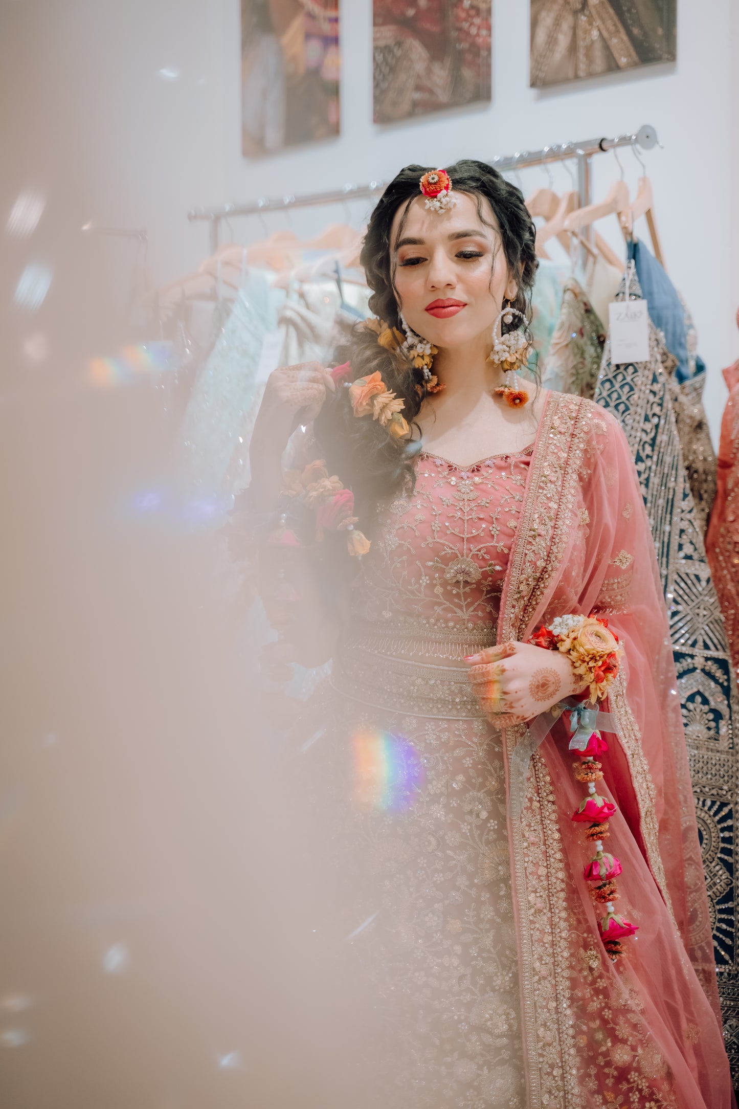 Floral Bridal Lehenga Choli