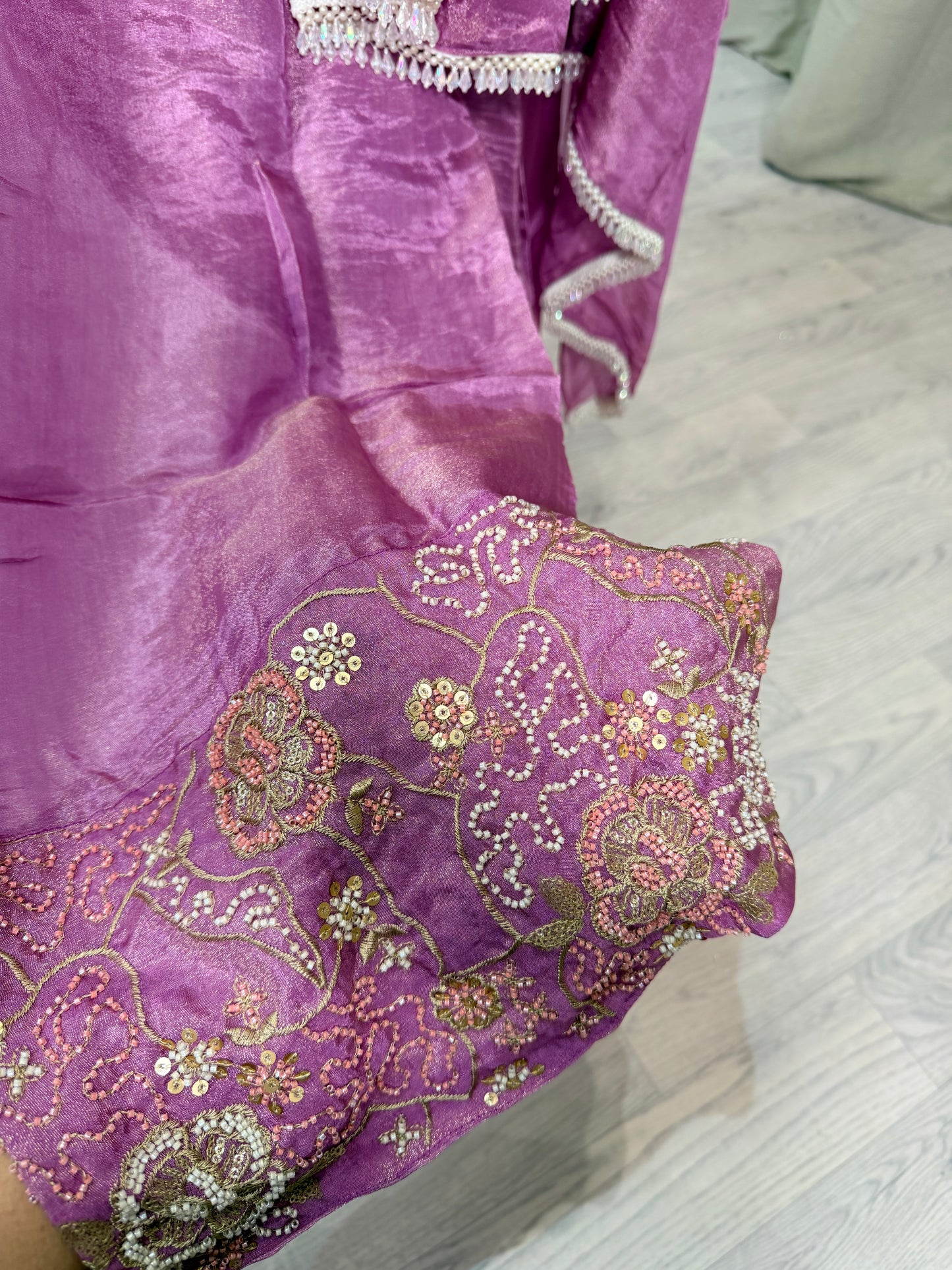 Tissue Silk Sharara Suit 9