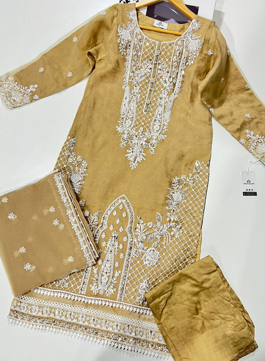 Aera - Organza Suit BEIGE KLD 1016