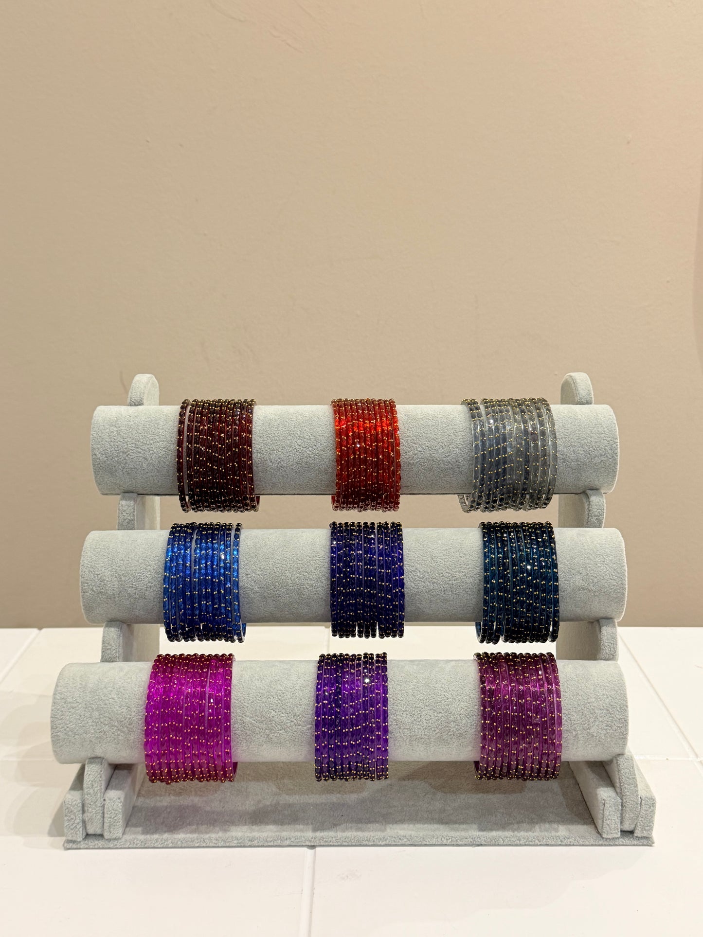 Glas Bangles Set (11-Teilig) Colourful