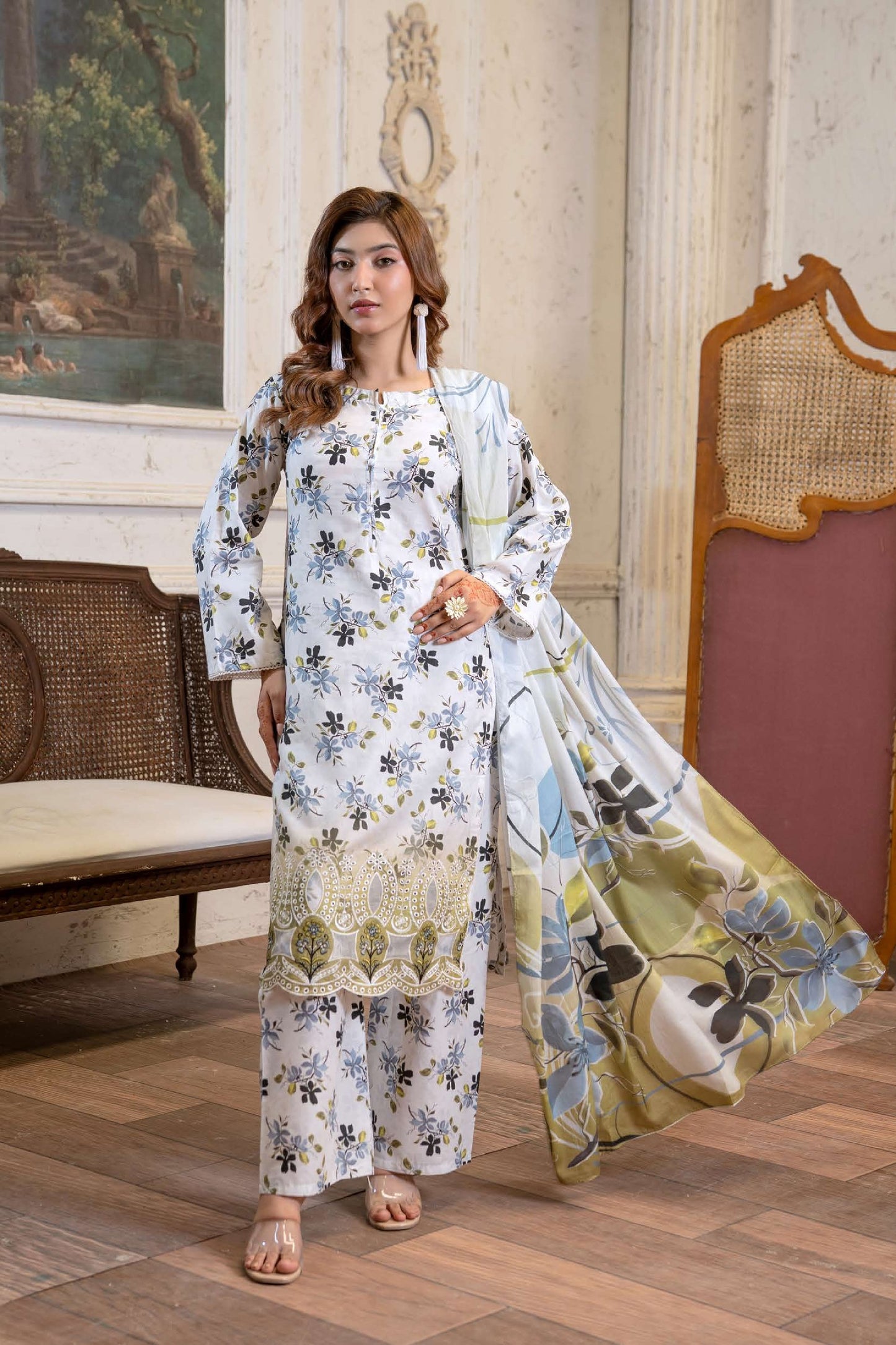 Floral prints Lawn Collection-1