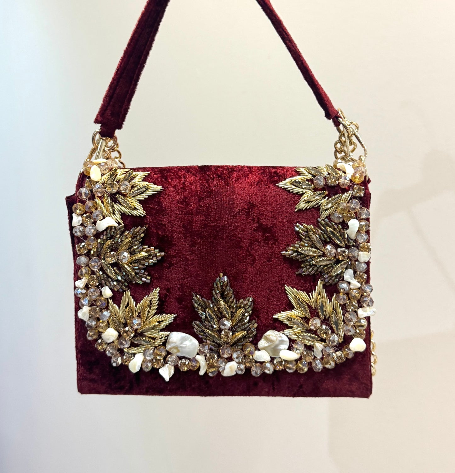 Red Velvet Bag