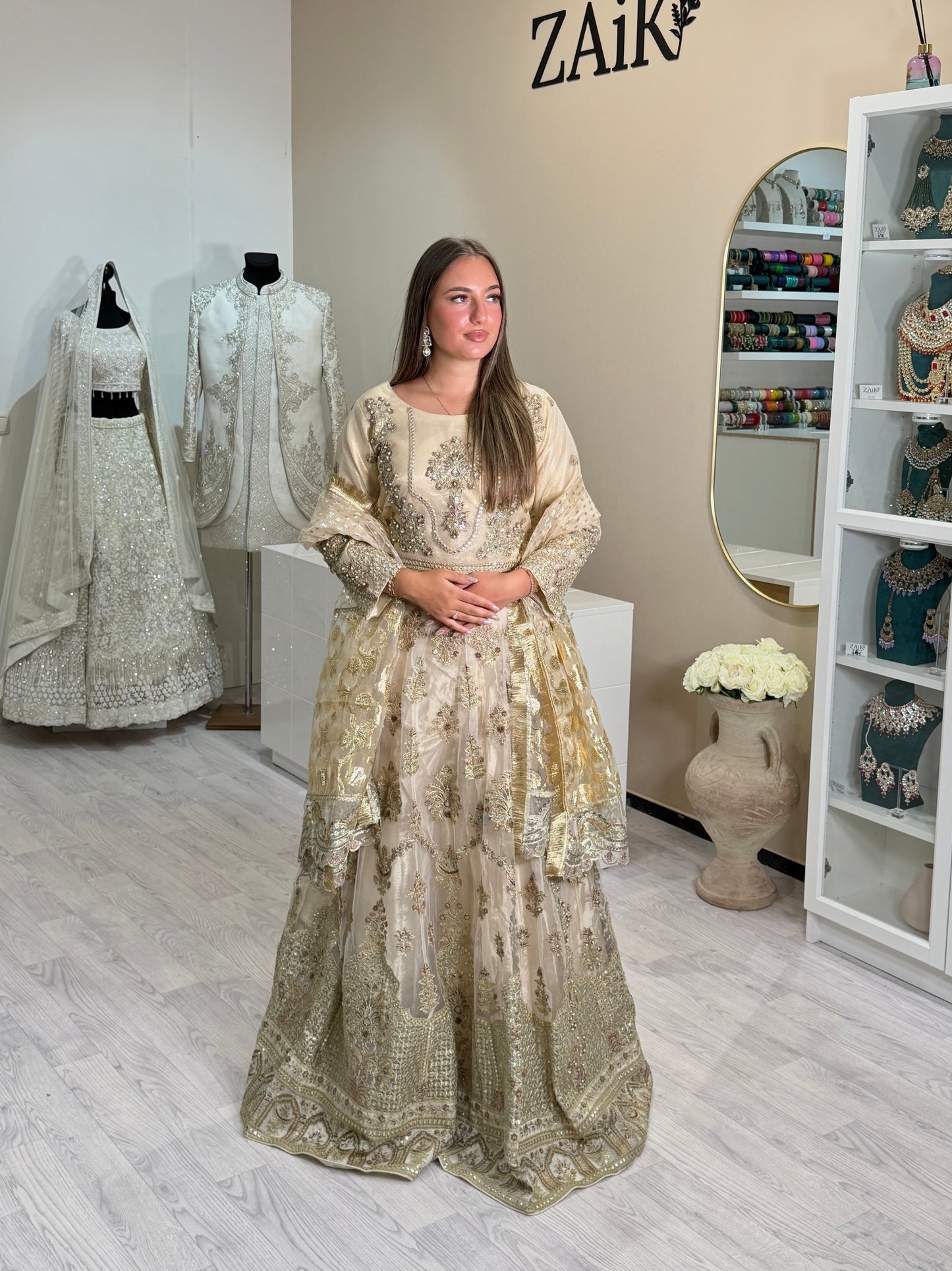 Gold Lehenga Choli