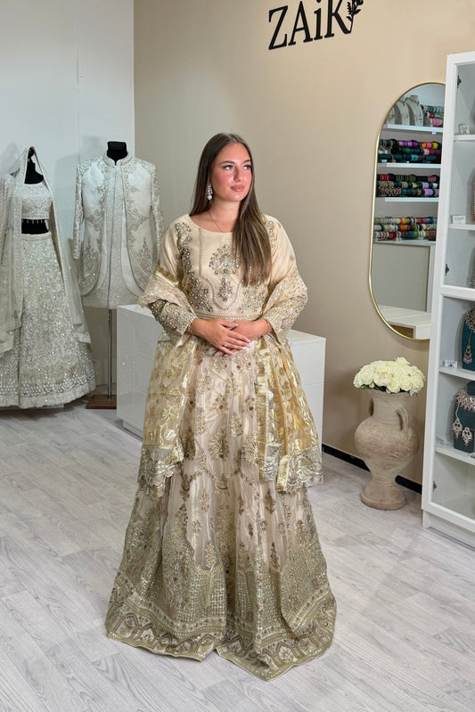 Gold Lehenga Choli