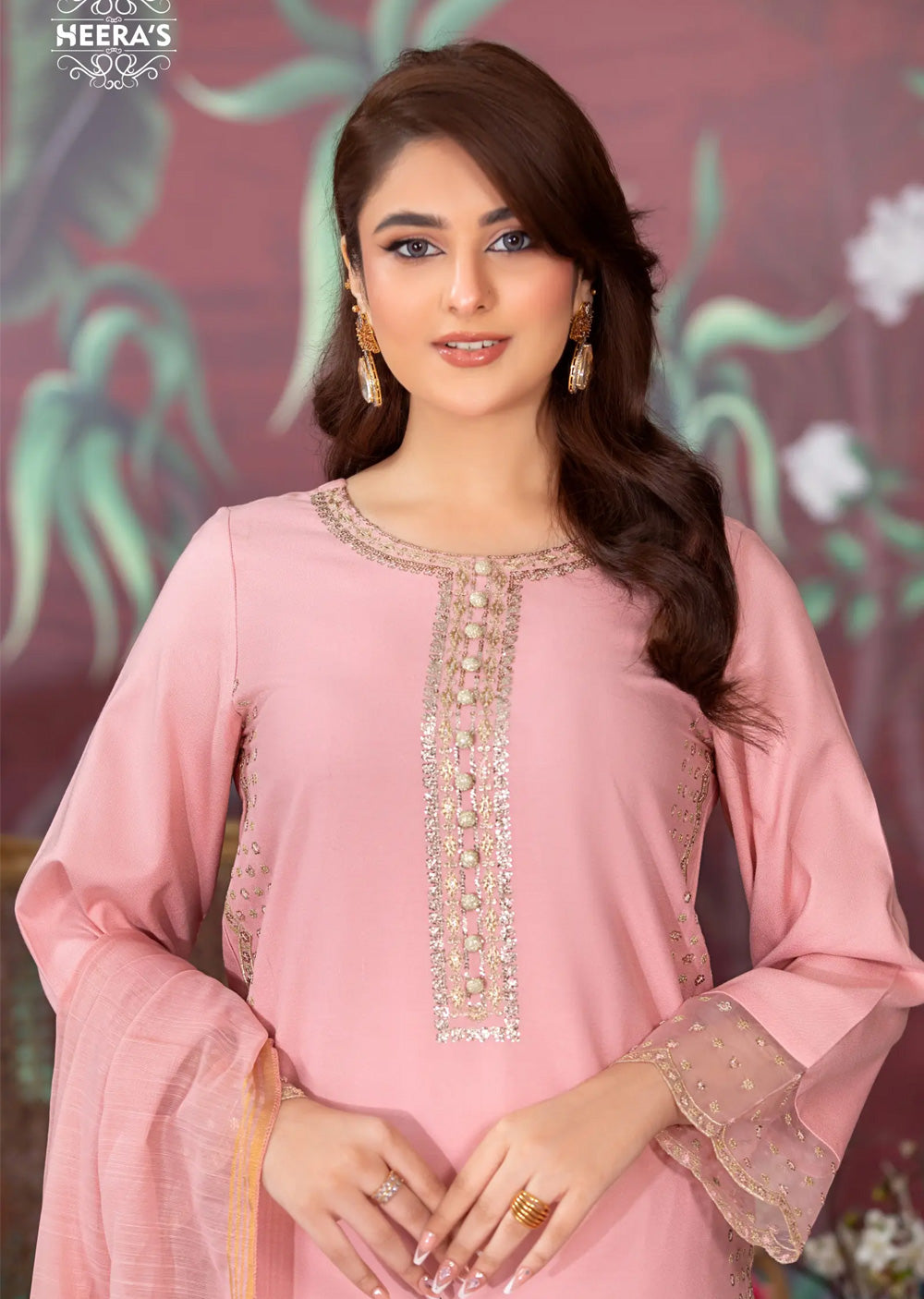 Heera's Pink Dhanak Suit - BL24