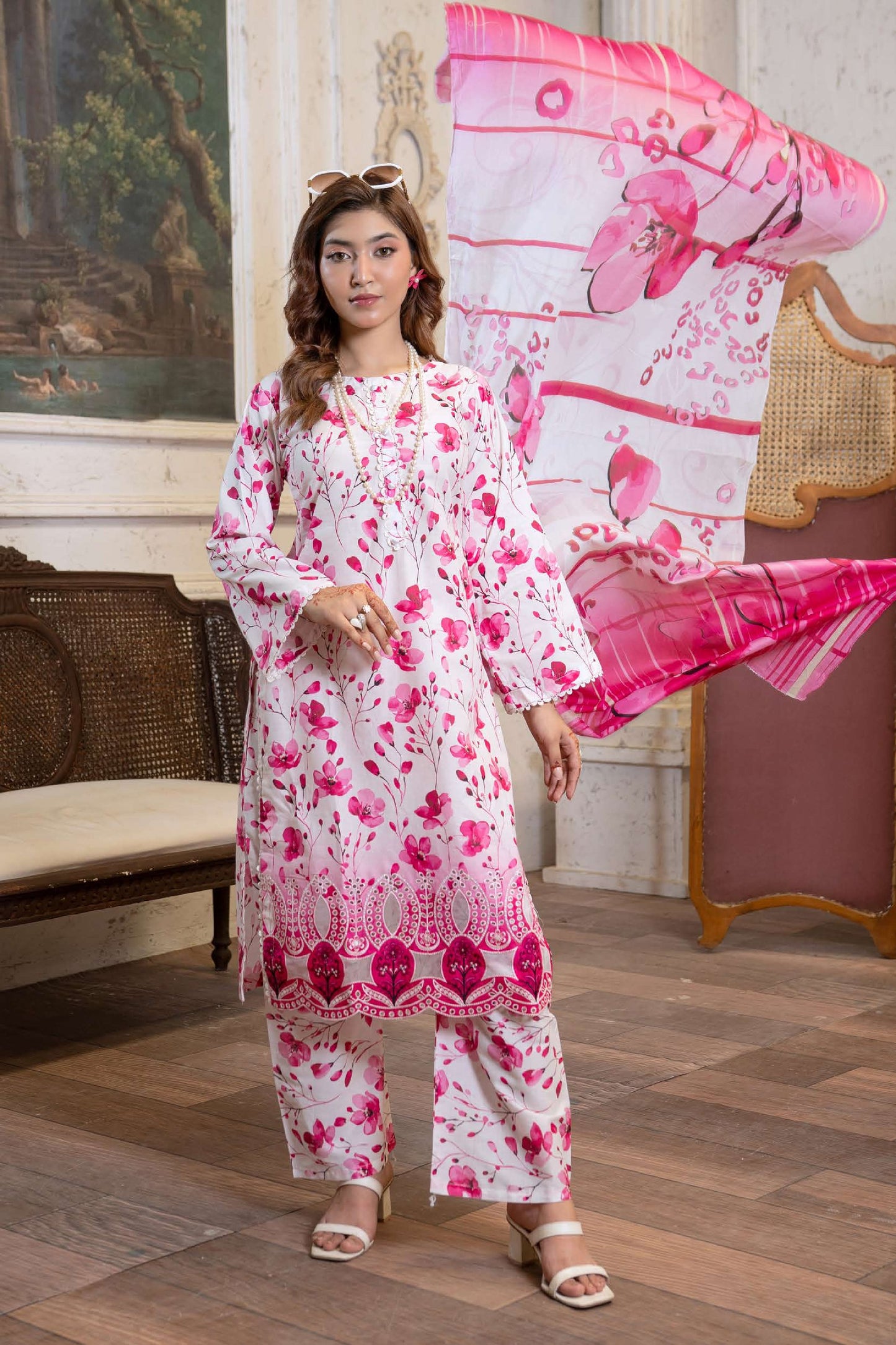 Floral prints Lawn Collection-1