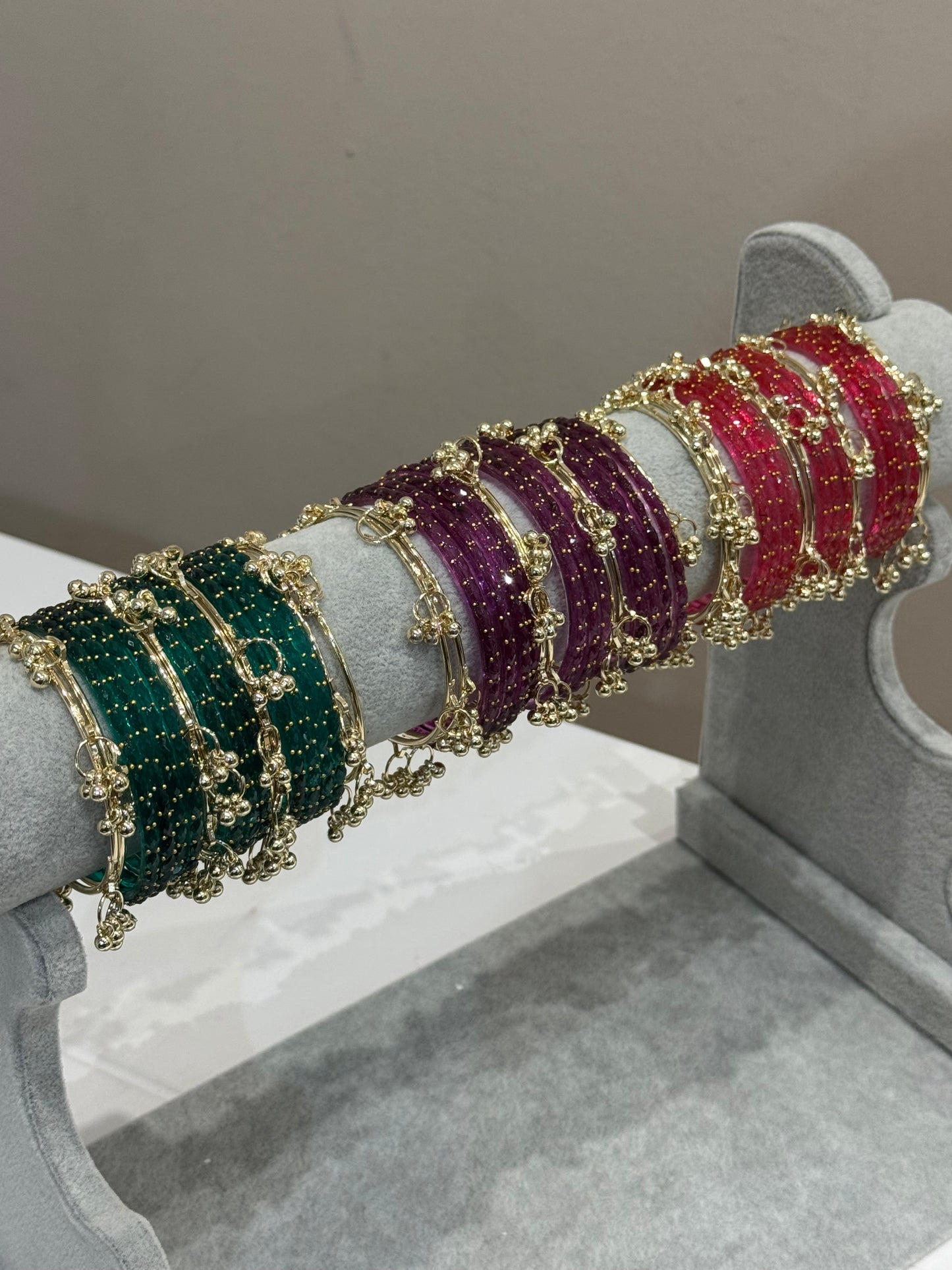 Kashmiri Bangles Set (19-Teilig) Colourful