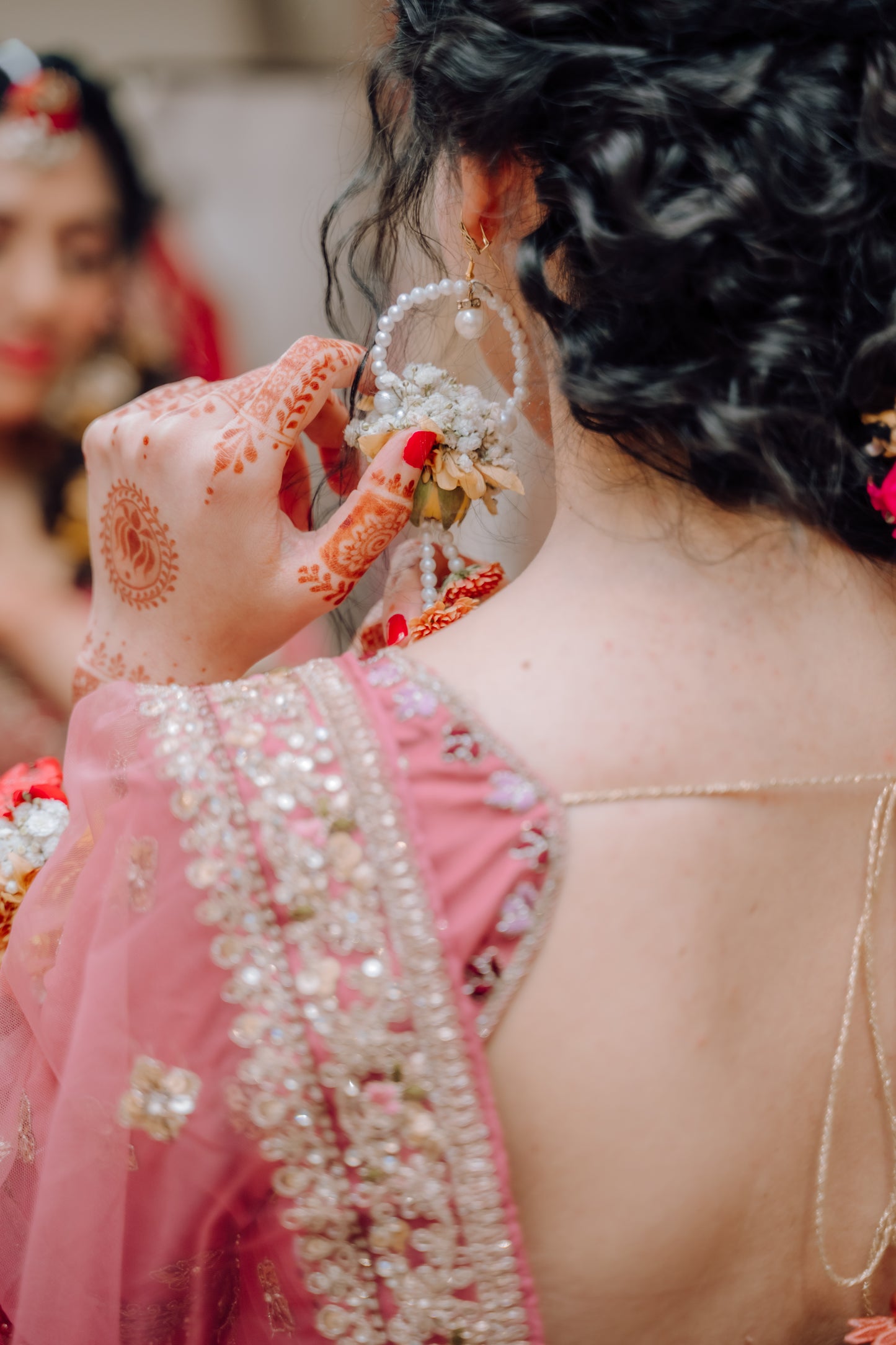 Floral Bridal Lehenga Choli