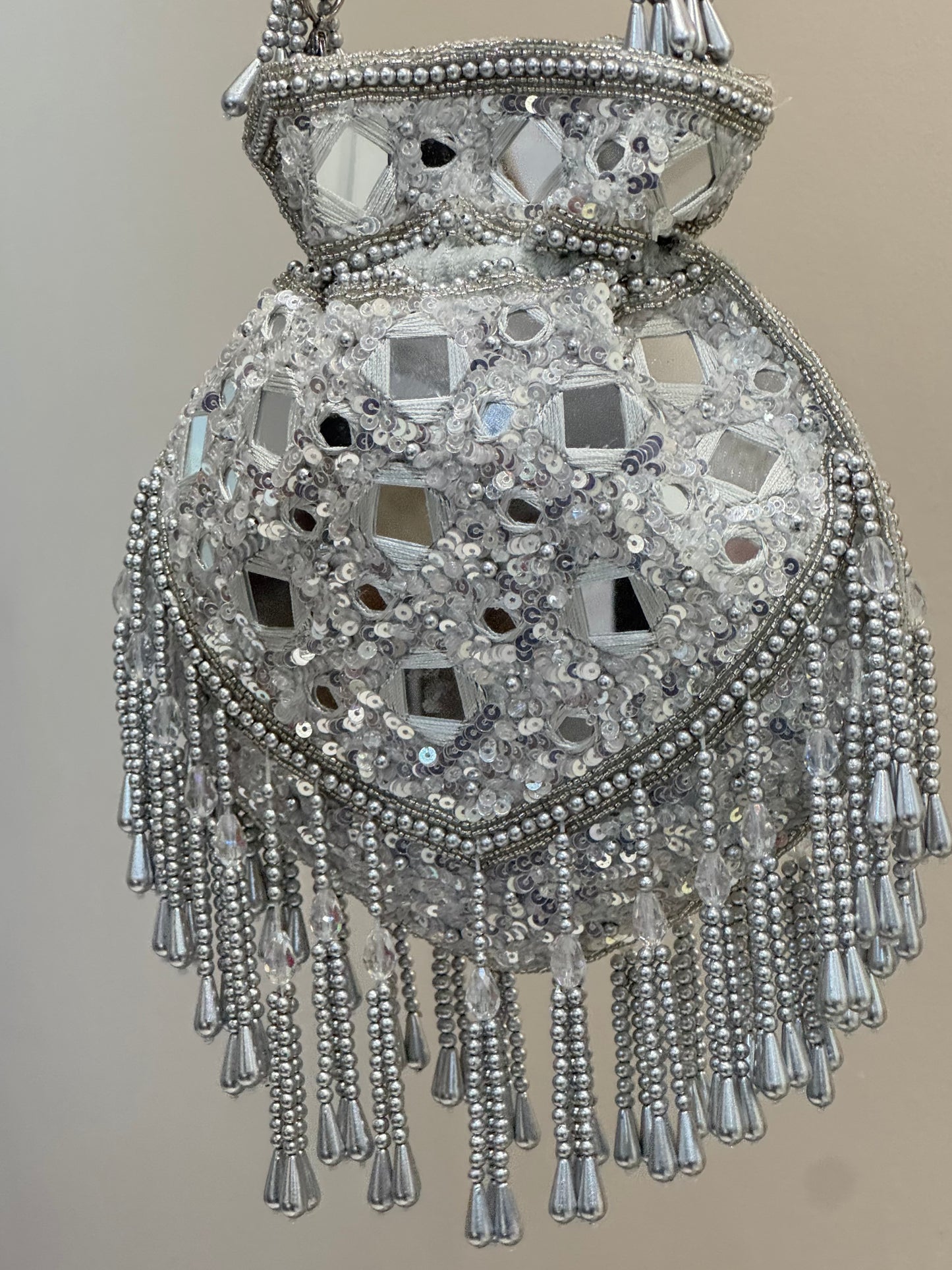 Silver Potli Bag