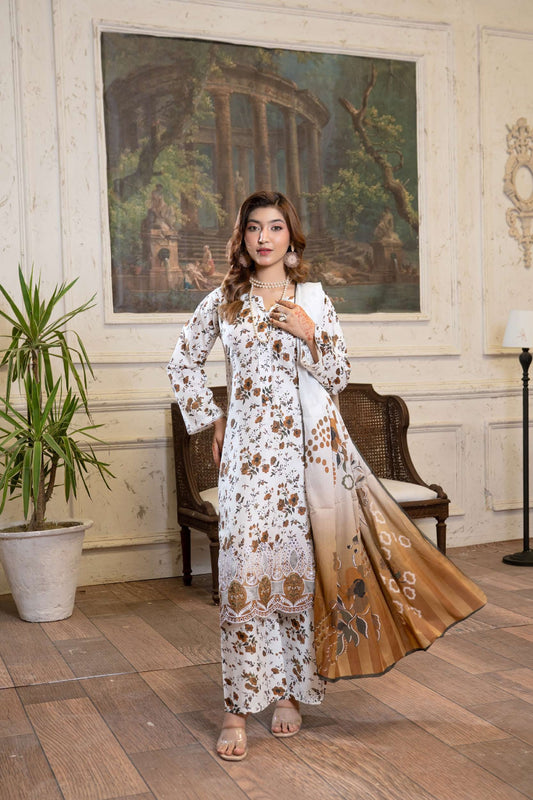 Floral prints Lawn Punjabi Collection-1