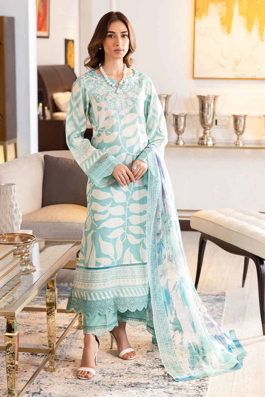 Nureh Signature prints Lawn  - 115