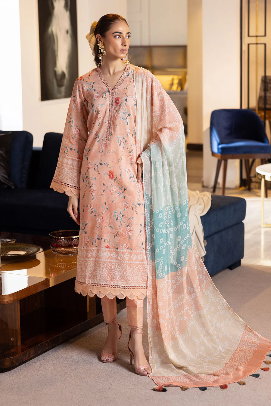 Nureh Signature prints Lawn  - 114