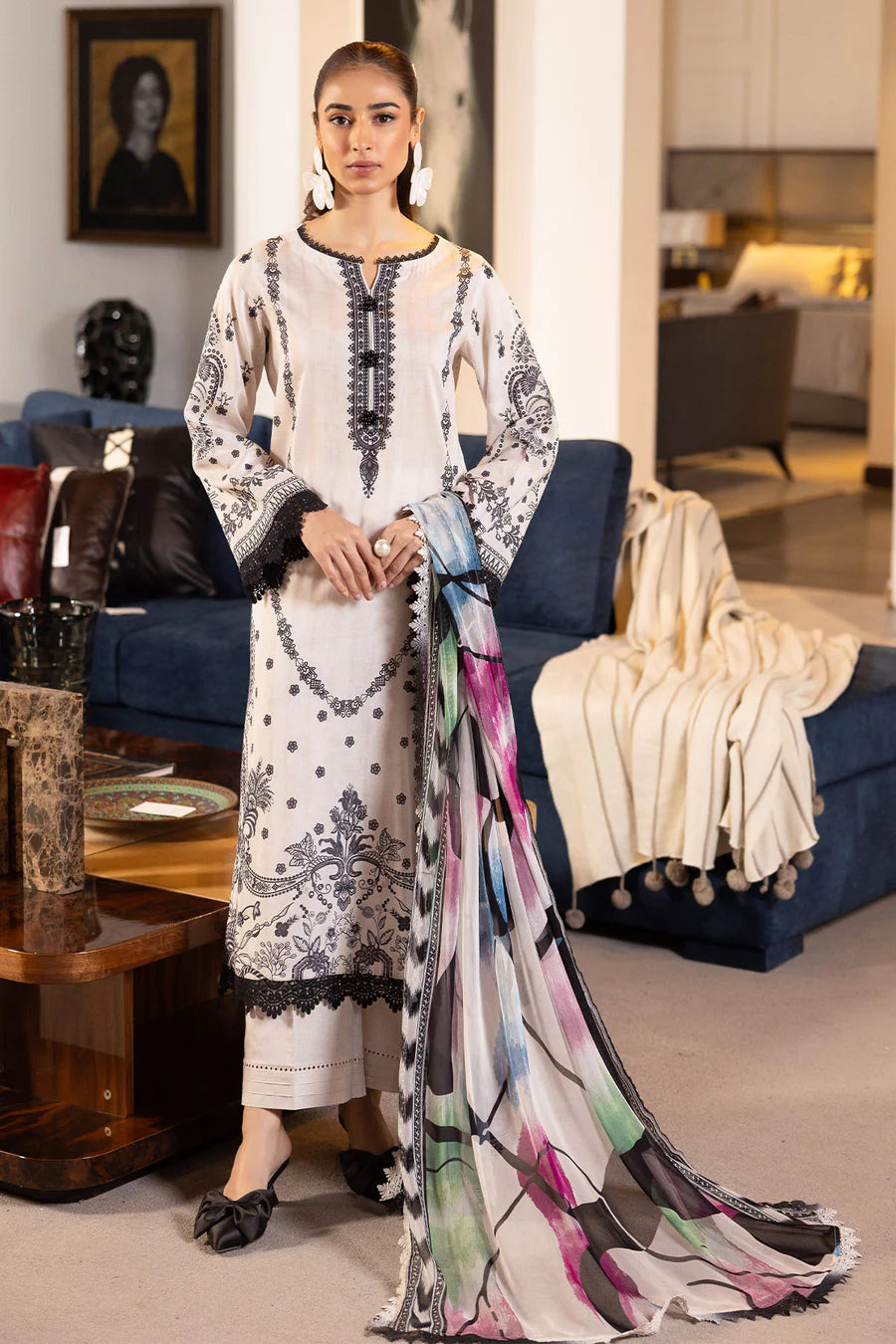 Nureh Signature prints Lawn  - 116