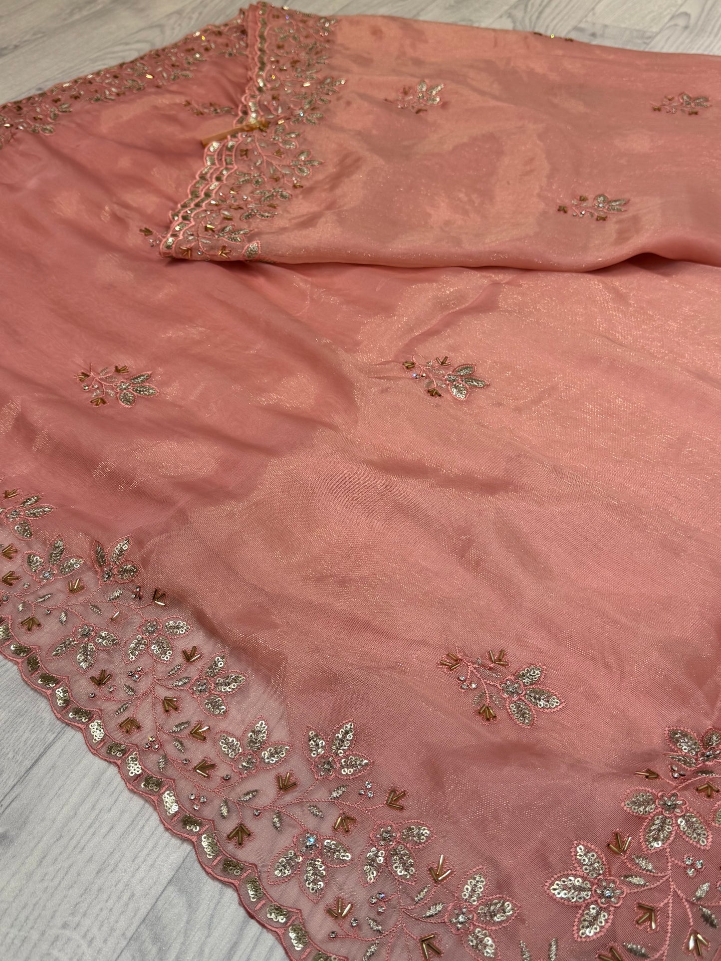 Bubblegum Pink Saree