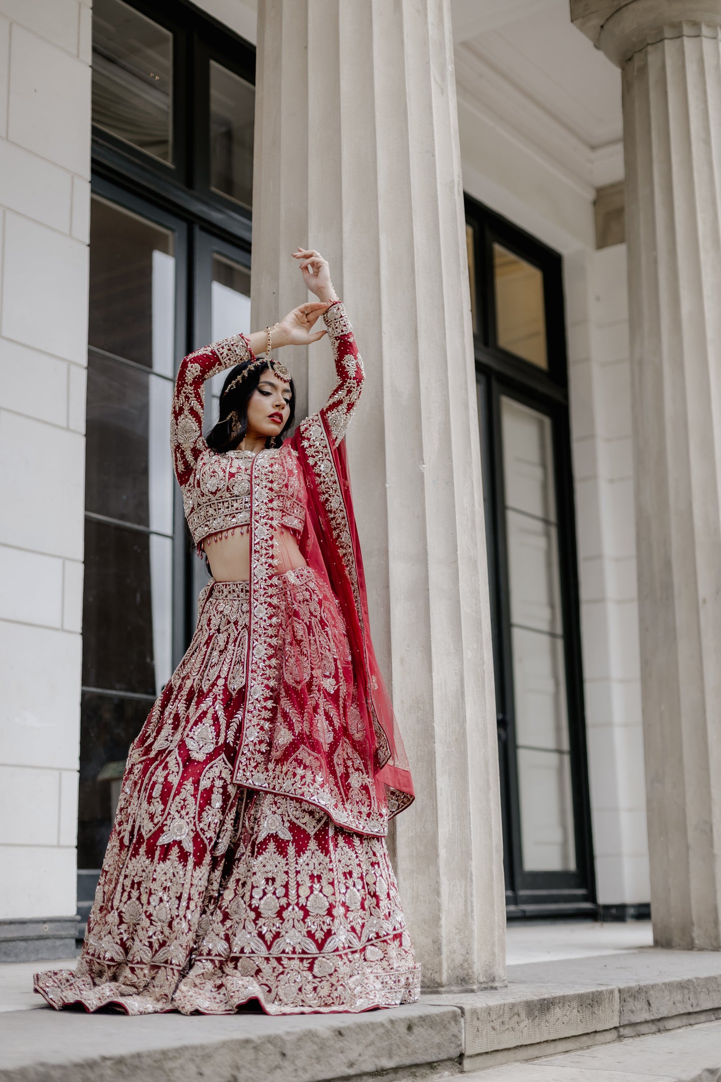 Red / Gold Bridal Lehenga