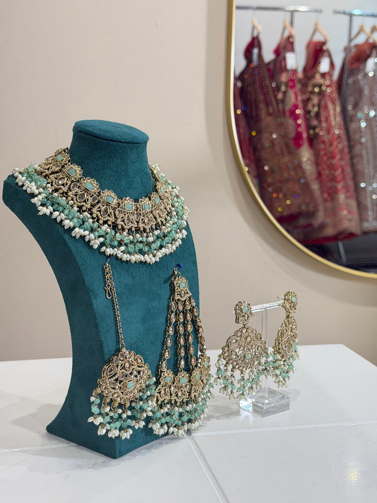 Sea Green Jewellery Set