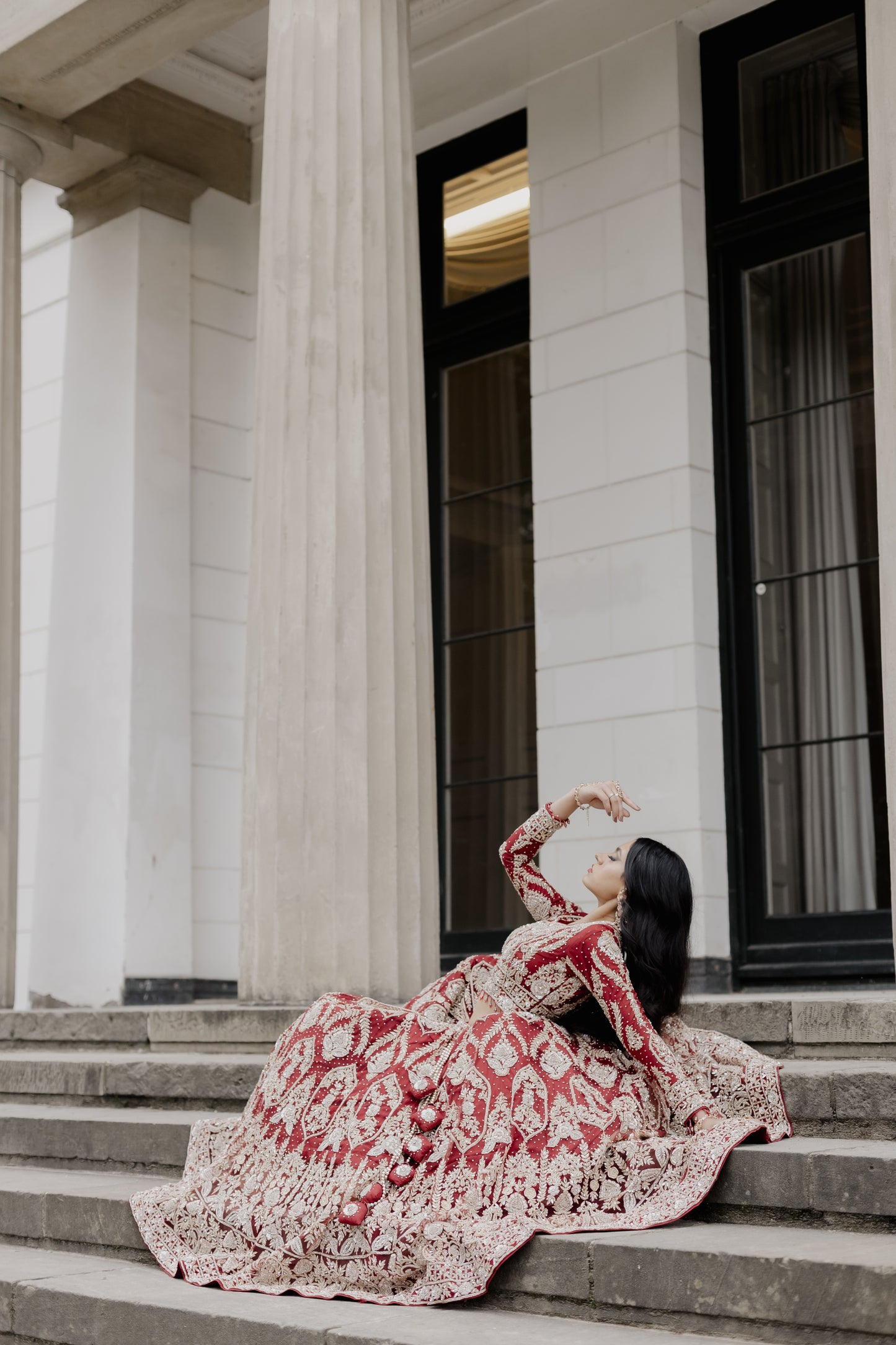 Red / Gold Bridal Lehenga