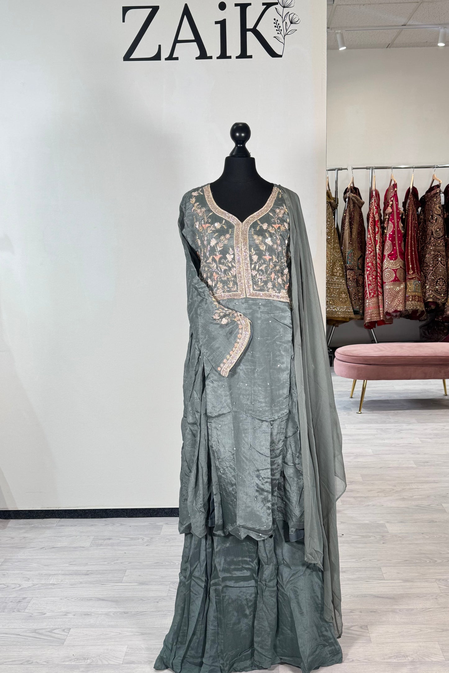 Soft Tissue Silk Sharara 8