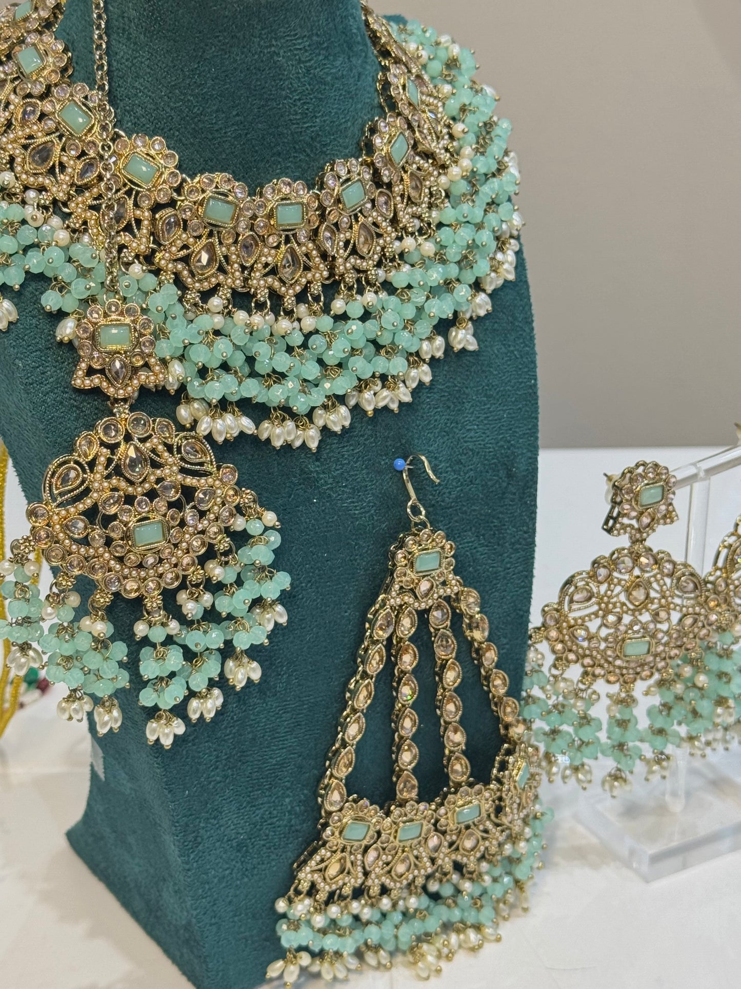 Mint Blue Jewellery Set