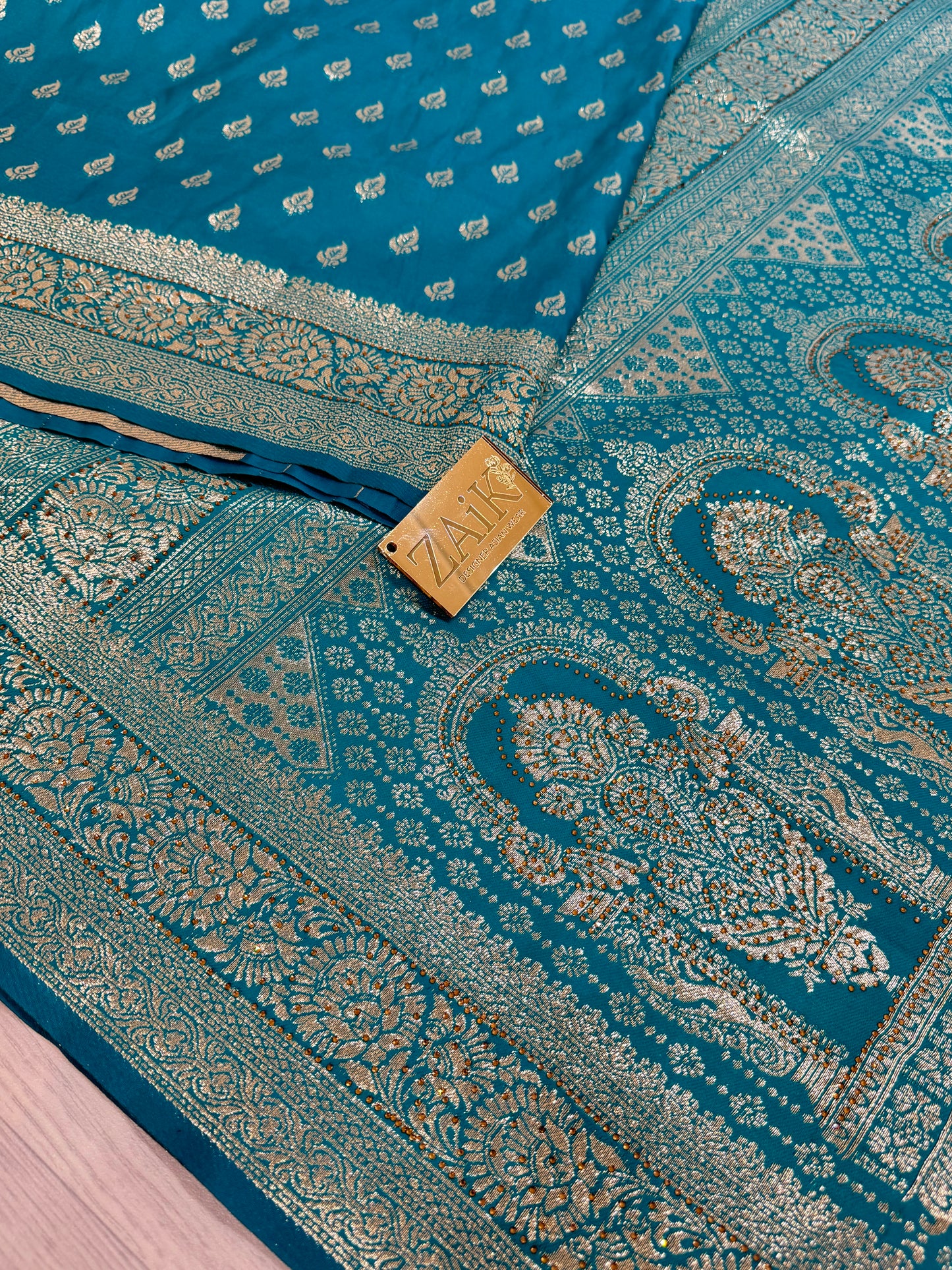 Blue Banarasi Saree