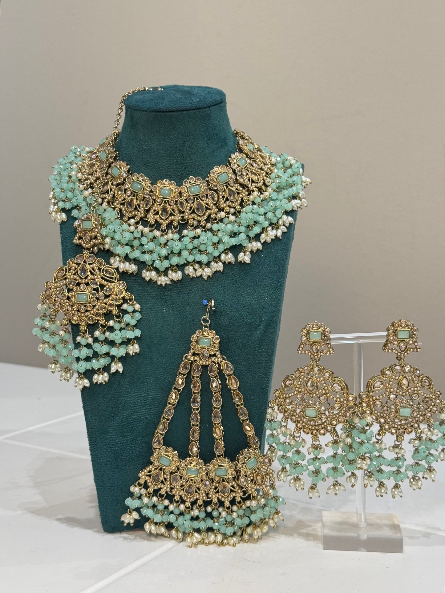 Mint Blue Jewellery Set