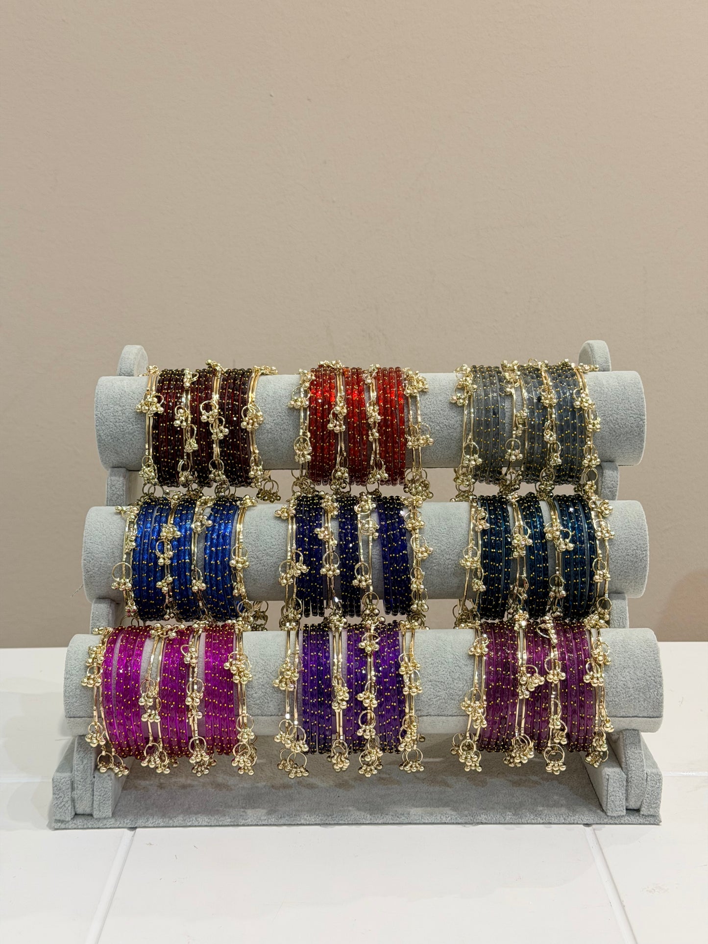 Kashmiri Bangles Set (19-Teilig) Colourful